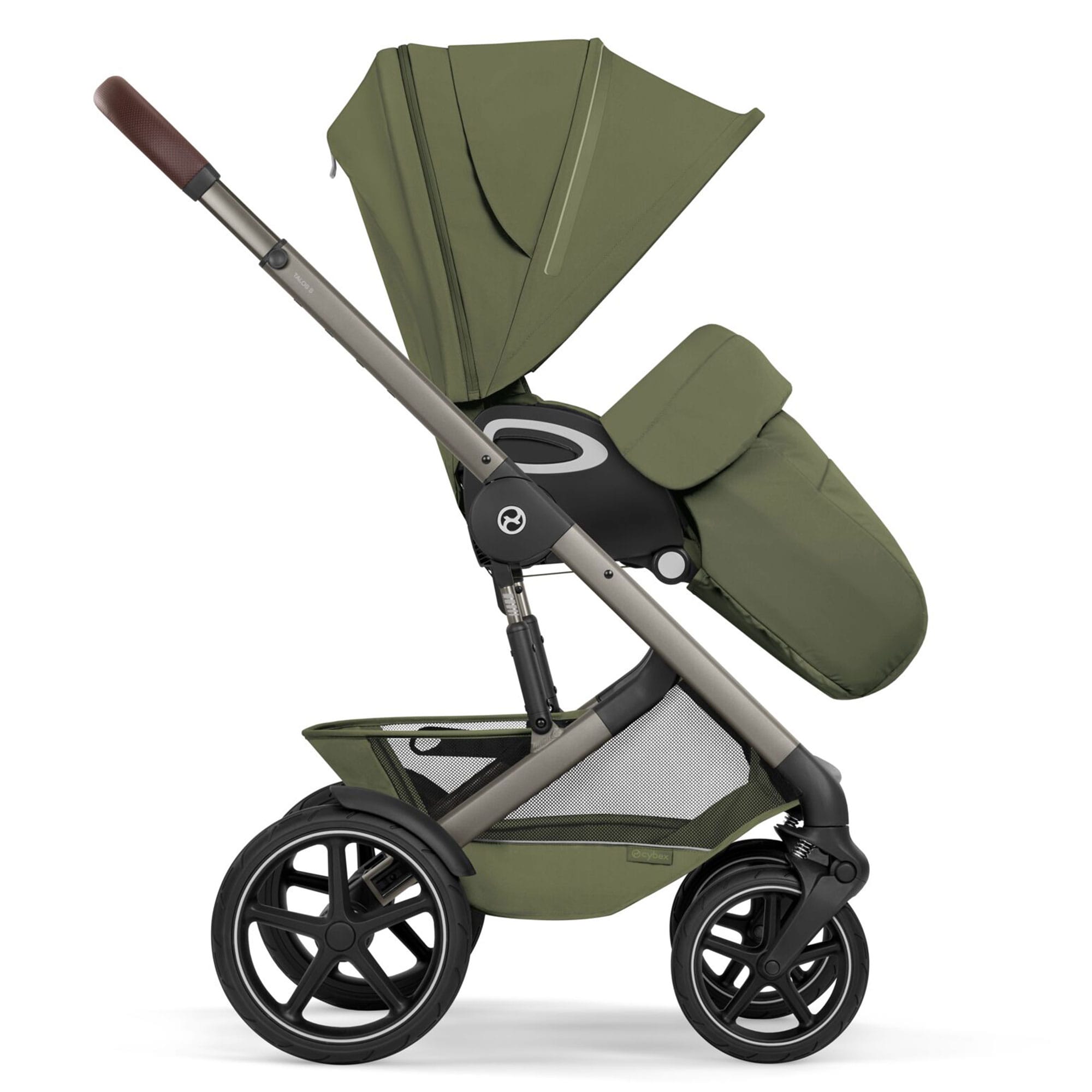 Cybex Talos Foldable Cot Ultimate Travel System Bundle in Moss Green Travel Systems