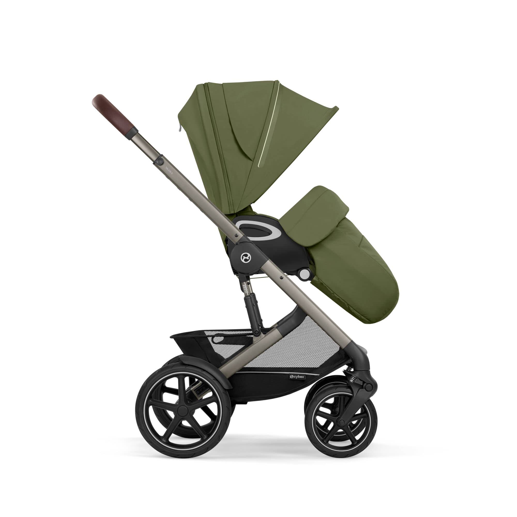 Cybex Talos S Lux 10 Piece Bundle with Cloud G in Moss Green Travel Systems