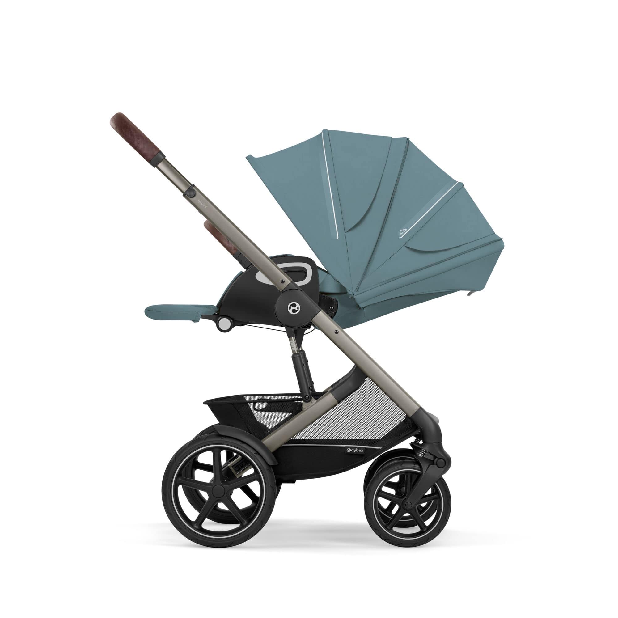 Cybex Talos S Lux 10 Piece Bundle with Cloud G in Stormy Blue Travel Systems