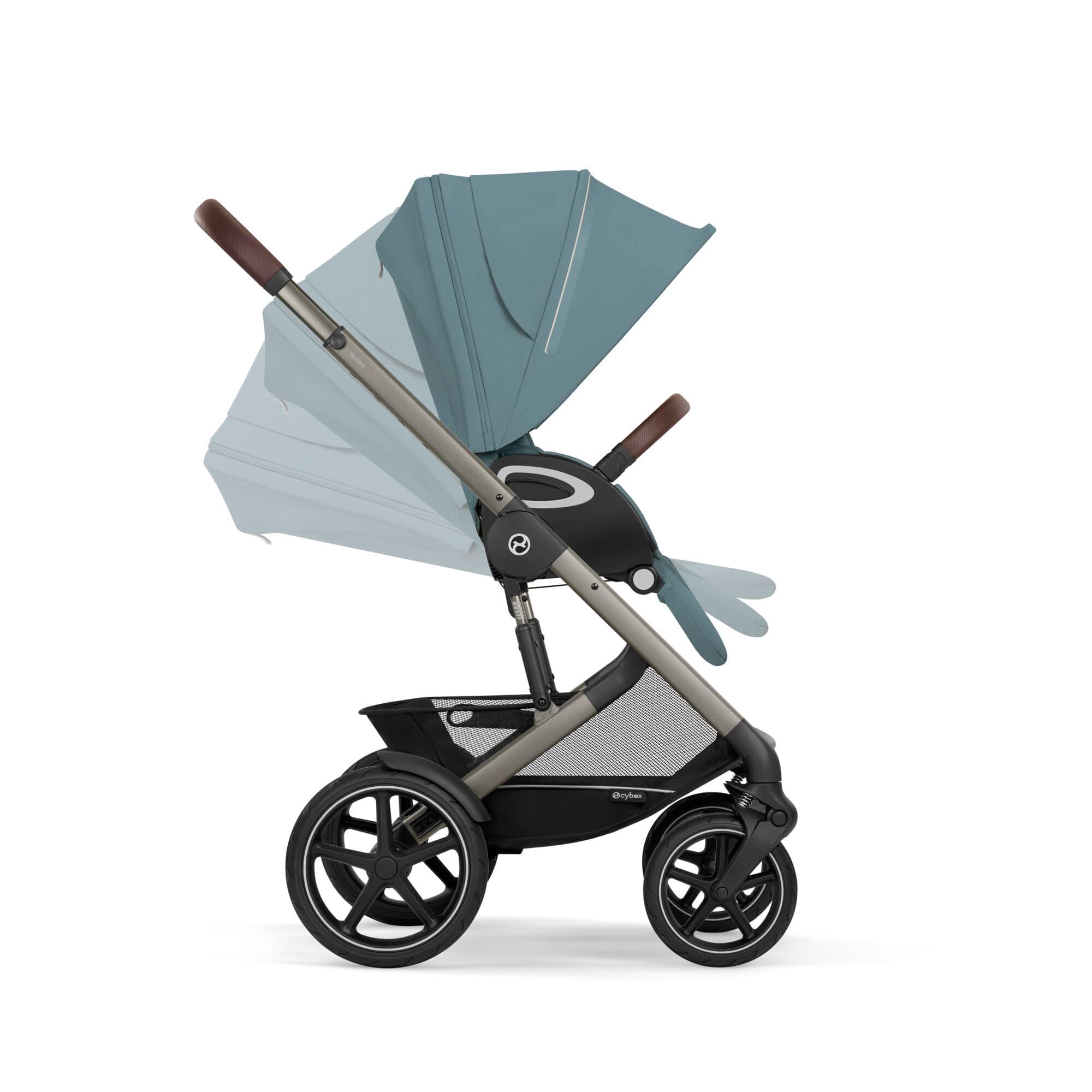 Cybex Talos S Lux 10 Piece Bundle with Cloud G in Stormy Blue Travel Systems