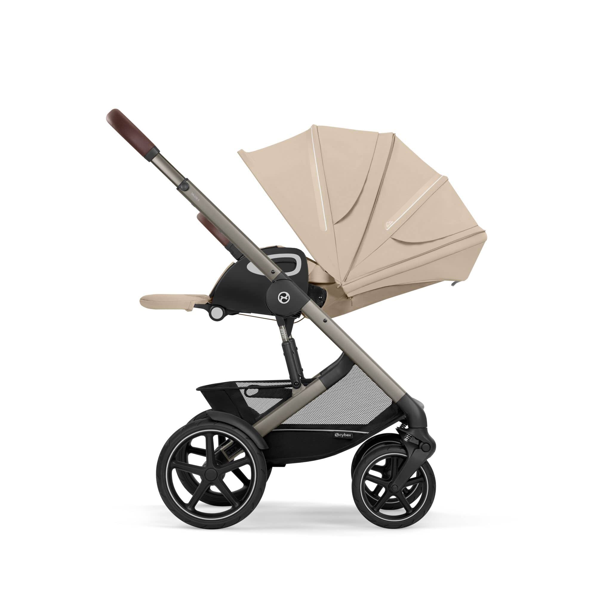 Cybex Talos S Lux 10 Piece Bundle with Cloud T in Almond Beige Travel Systems