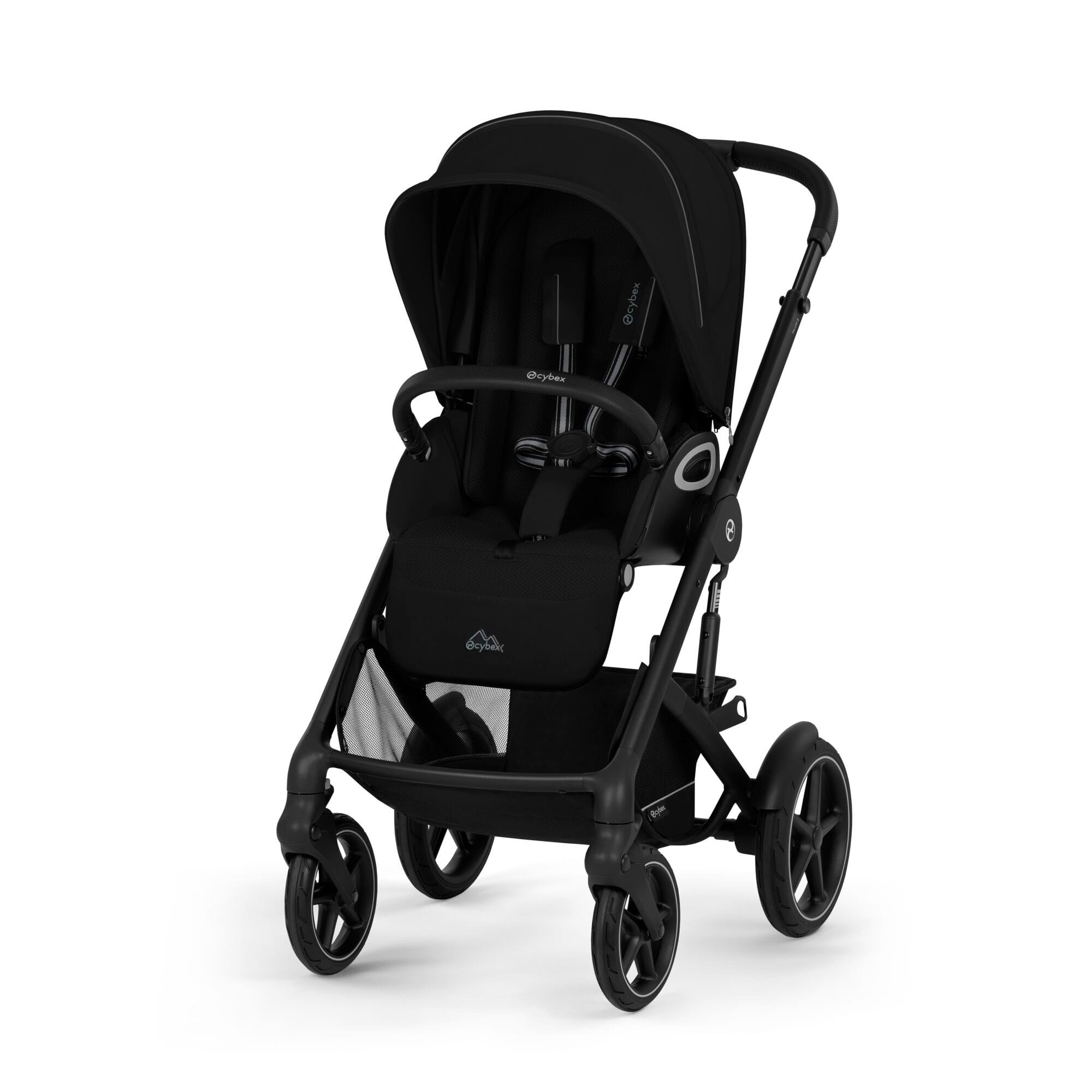 Cybex Talos S Lux 10 Piece Bundle with Cloud T in Moon Black Travel Systems