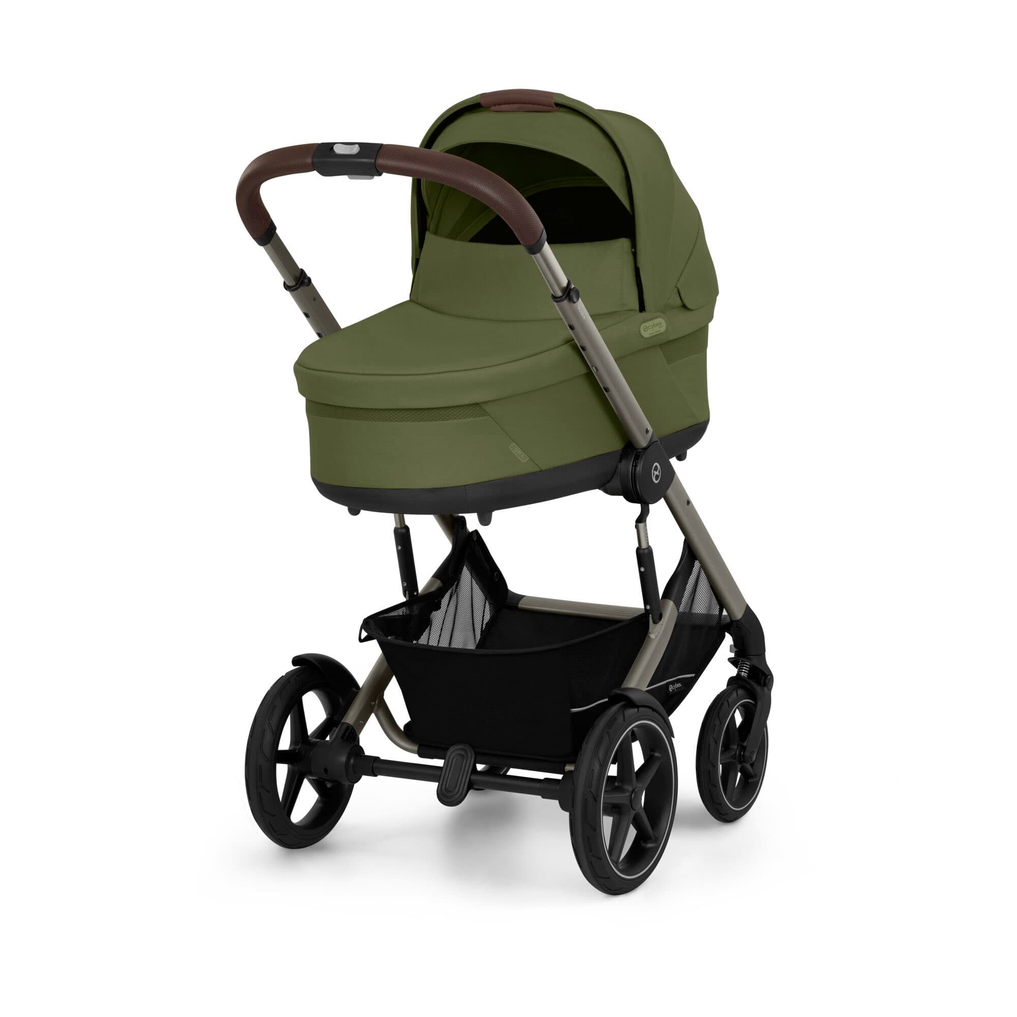 Cybex Talos S Lux 10 Piece Bundle with Cloud T in Moss Green Travel Systems