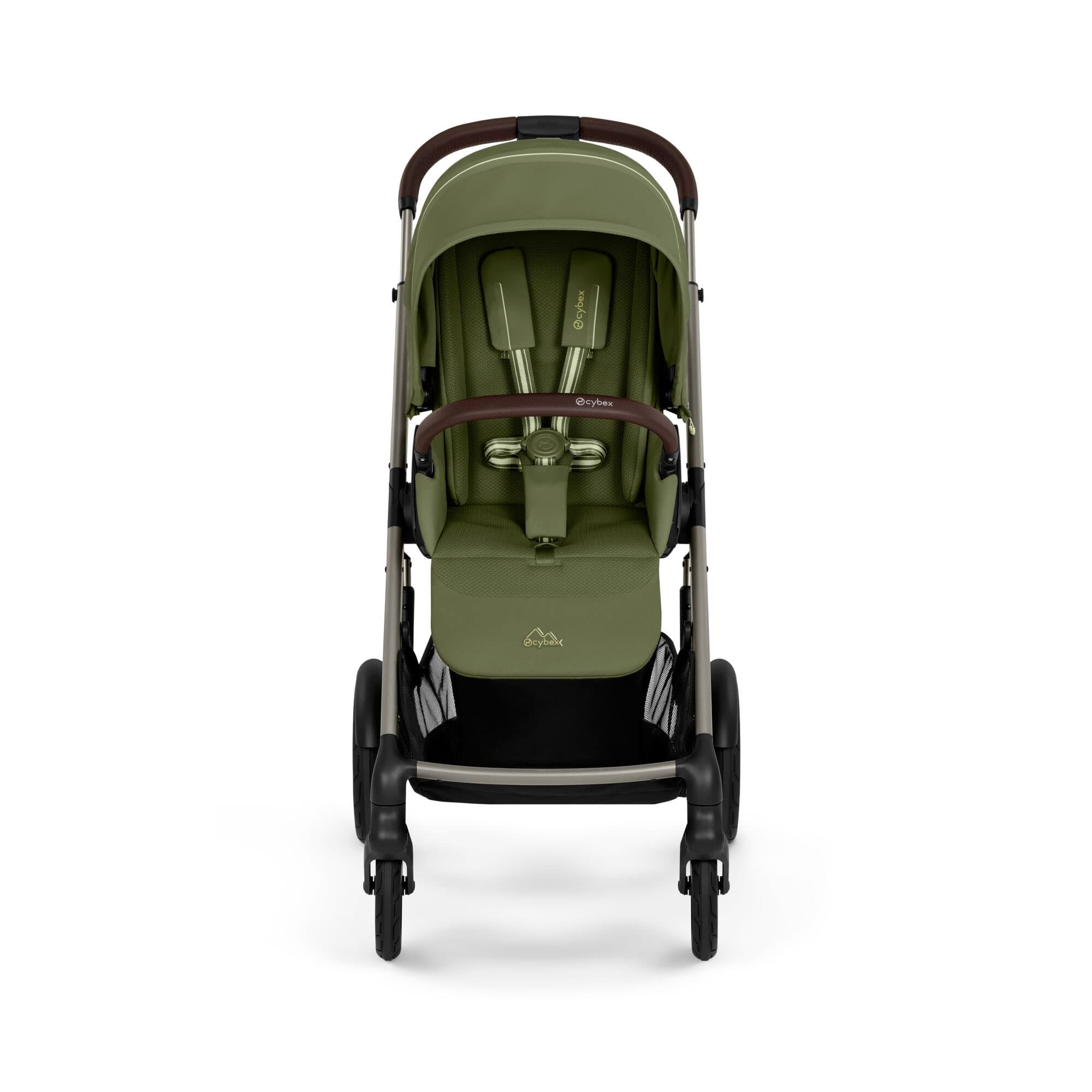Cybex Talos S Lux 10 Piece Bundle with Cloud T in Moss Green Travel Systems