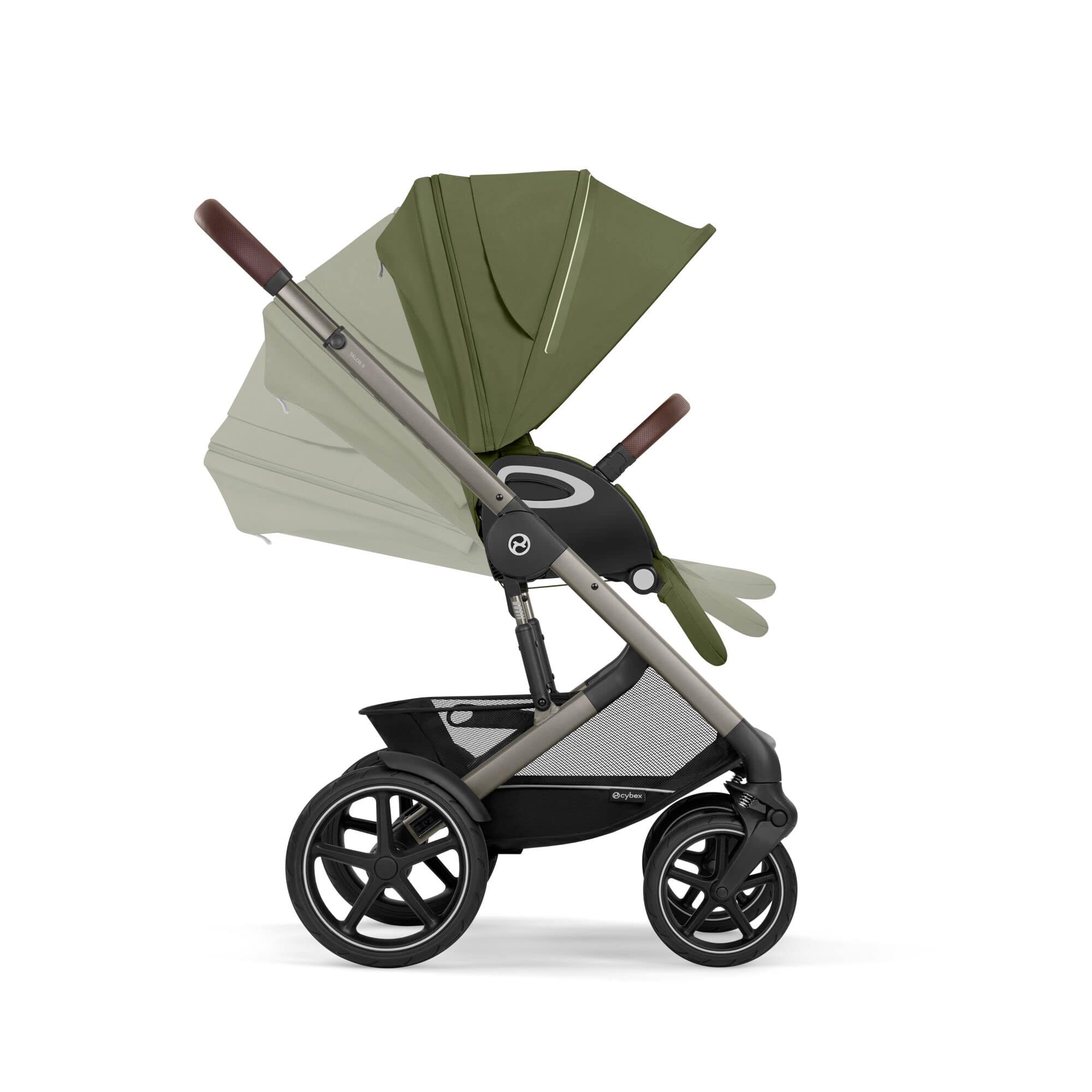 Cybex Talos S Lux 10 Piece Bundle with Cloud T in Moss Green Travel Systems