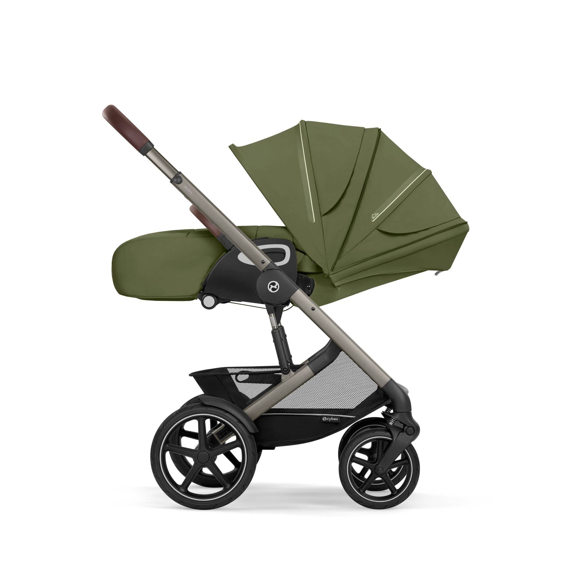 Cybex Talos S Lux 10 Piece Bundle with Cloud T in Moss Green Travel Systems
