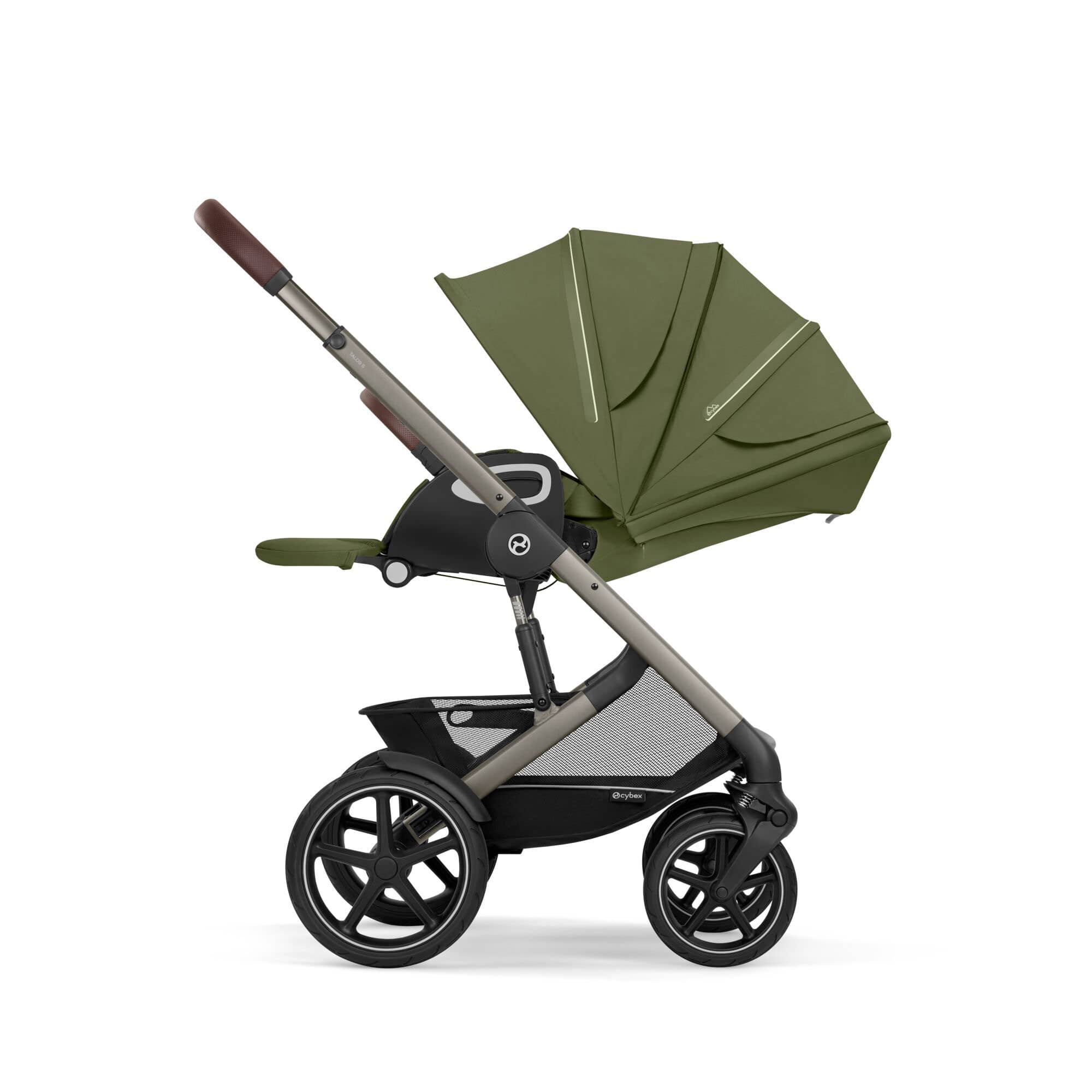 Cybex Talos S Lux 10 Piece Bundle with Cloud T in Moss Green Travel Systems