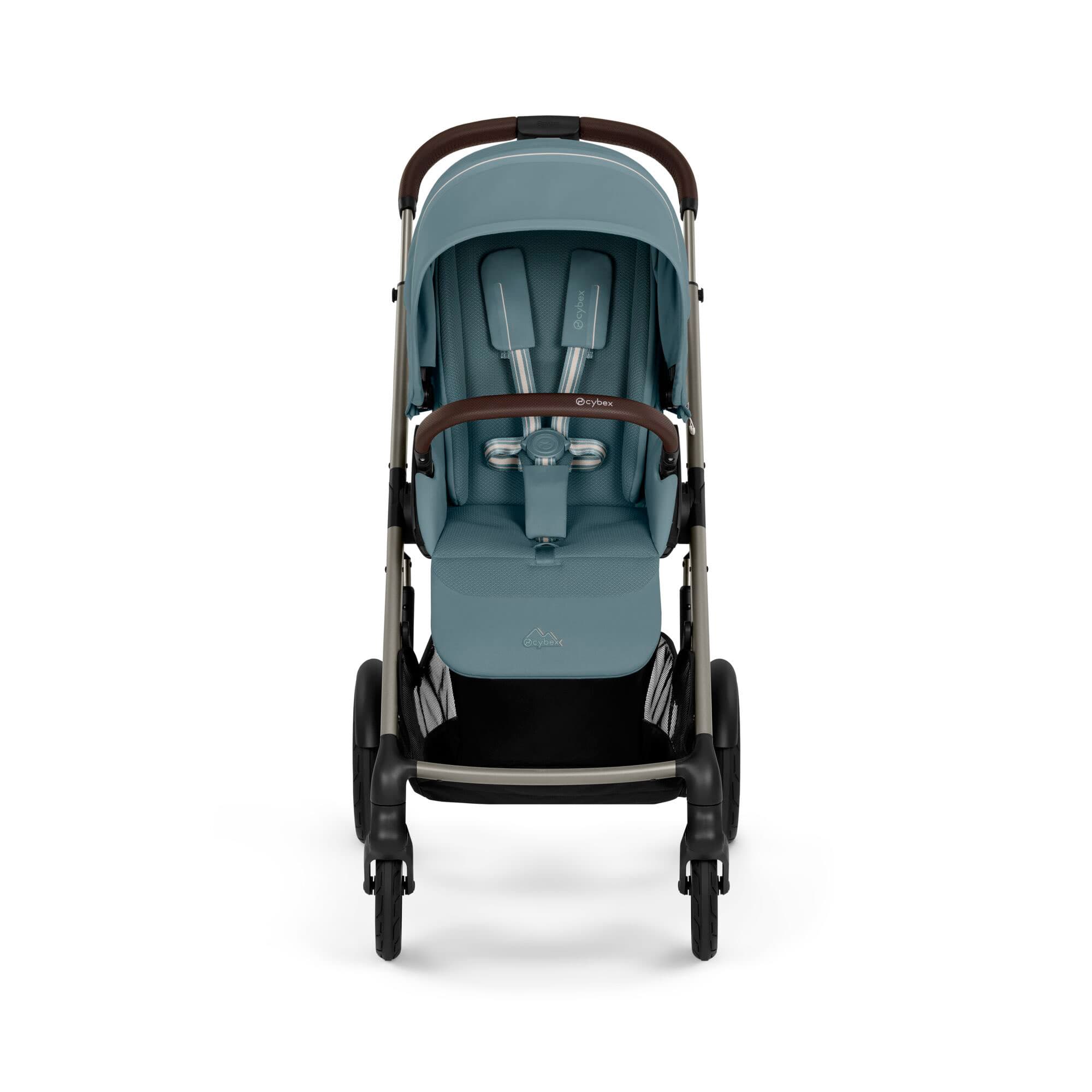 Cybex Talos S Lux 10 Piece Bundle with Cloud T in Stormy Blue Travel Systems