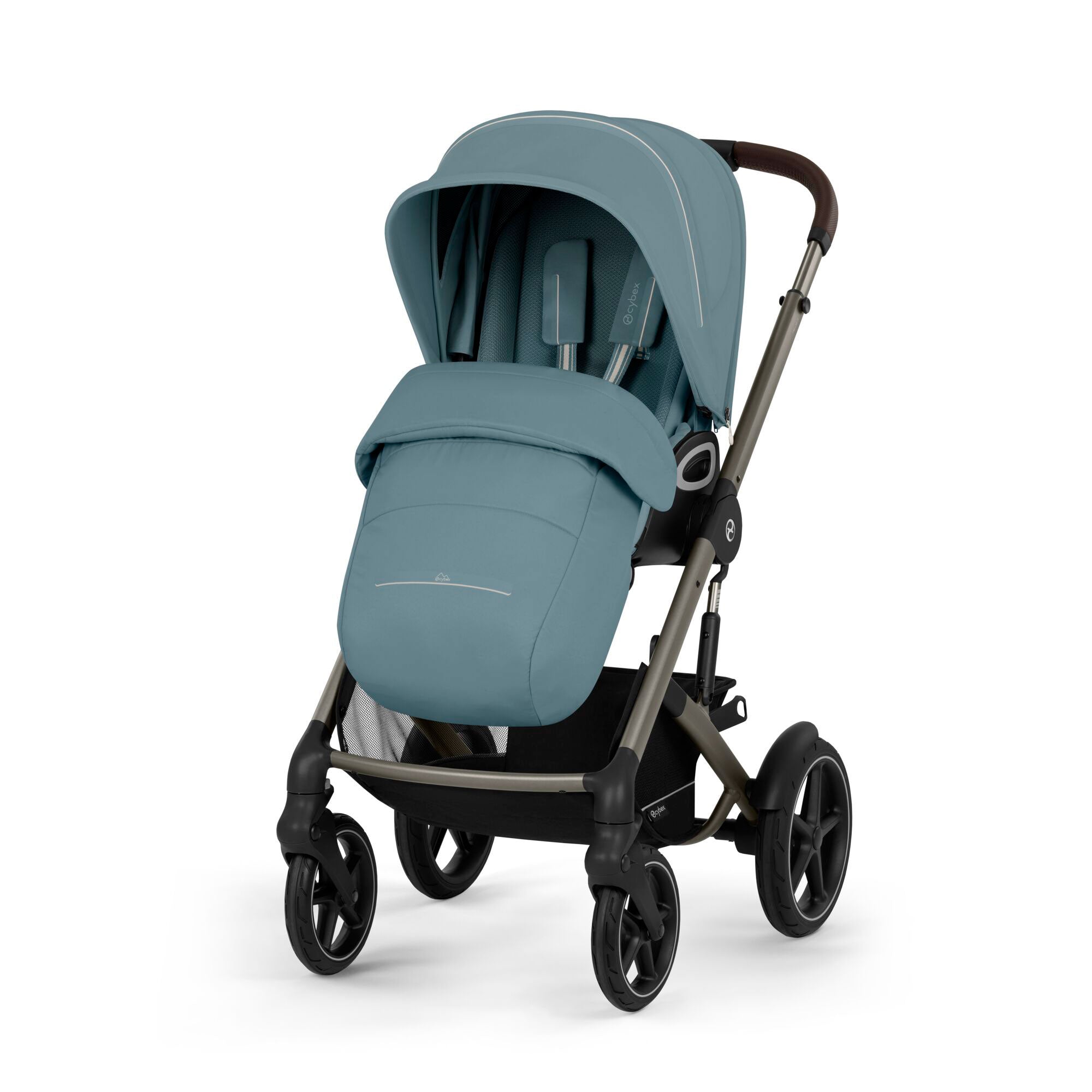 Cybex Talos S Lux 10 Piece Bundle with Cloud T in Stormy Blue Travel Systems