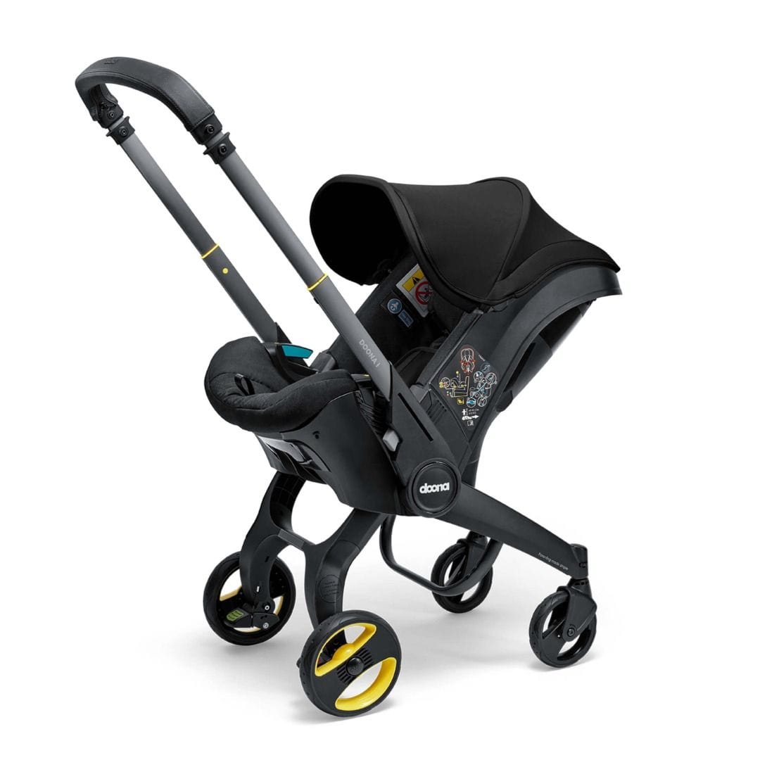 Doona i Infant Car Seat Stroller & i Isofix Base Nitro Black Baby Car Seats 14566-NIT-BLK
