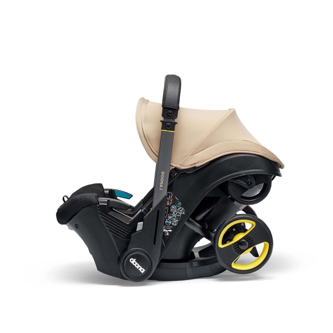 doona car seat and stroller in one Doona i Infant Car Seat Stroller & i Isofix Base Sahara Sand