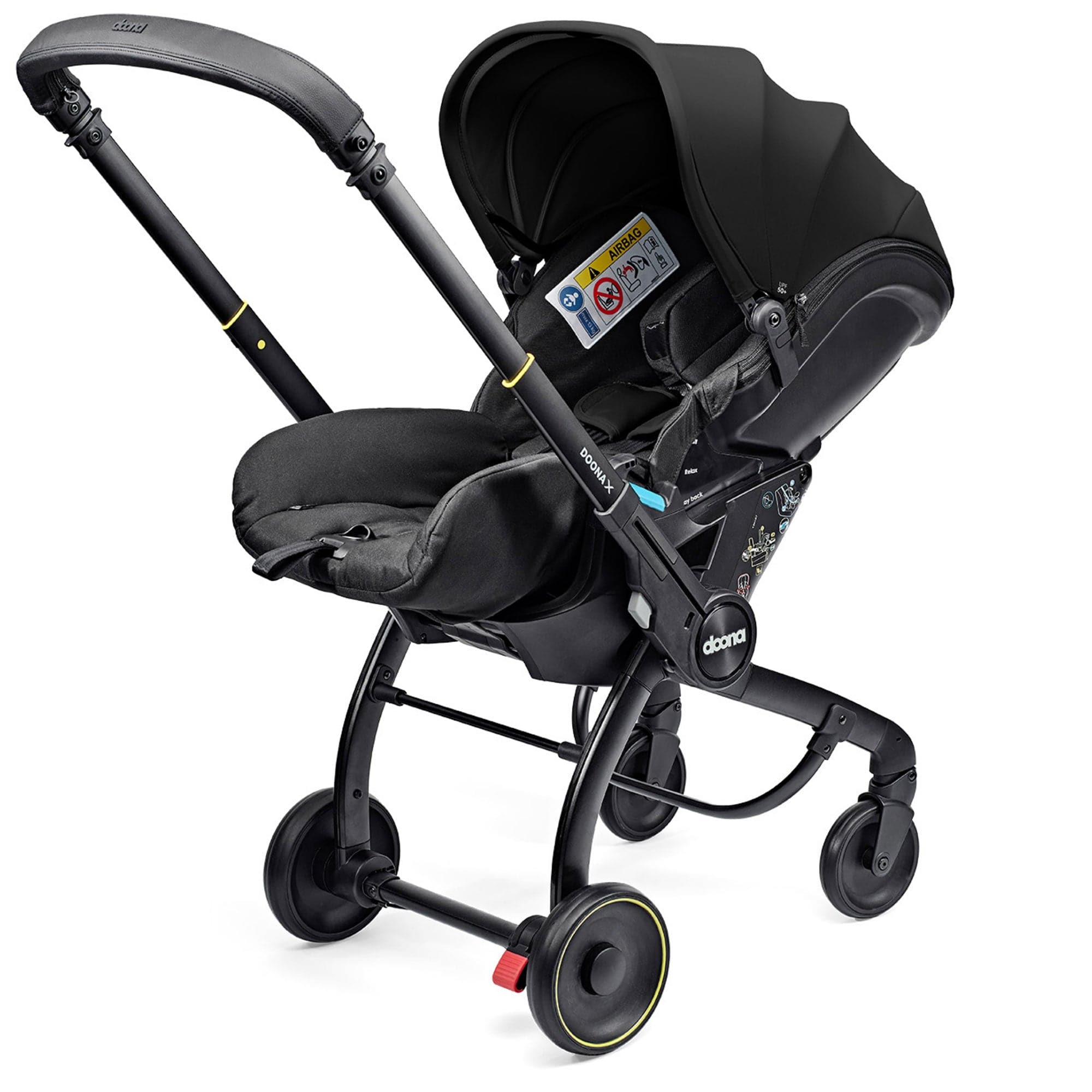 Doona X Infant Car Seat Stroller Nitro Black Baby Car Seats CAR/SPA/706441 4895231706441