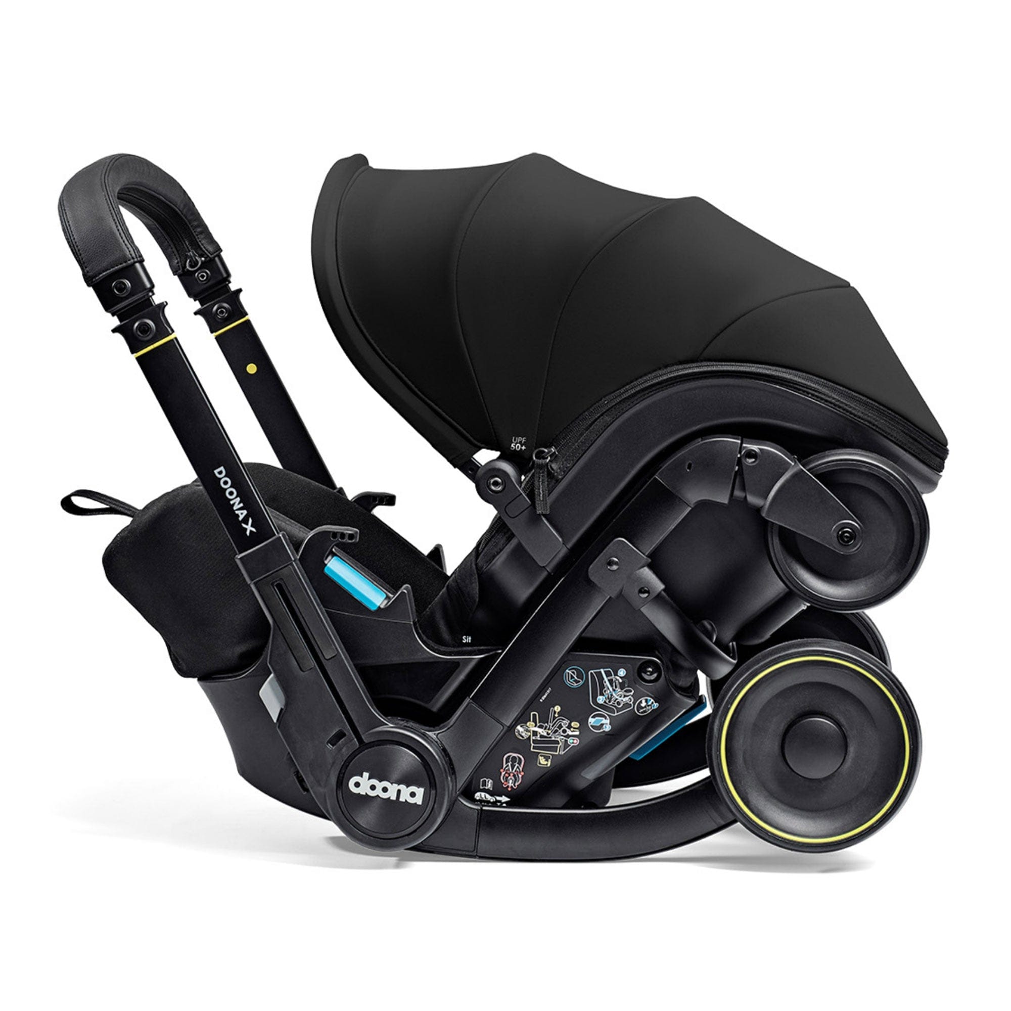 Doona X Infant Car Seat Stroller Nitro Black Baby Car Seats CAR/SPA/706441 4895231706441