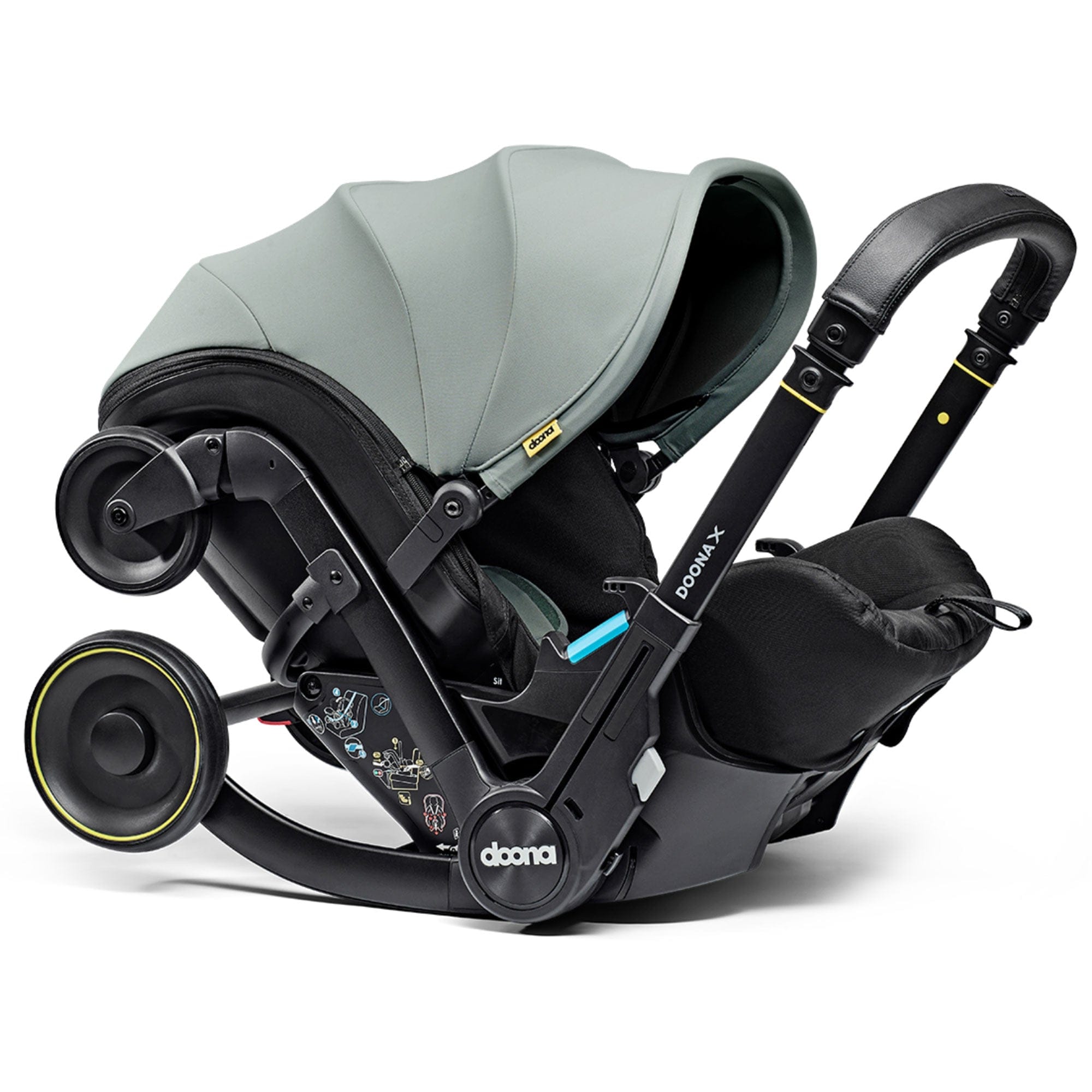 Doona X Infant Car Seat Stroller & X Isofix Base Dusty Sage