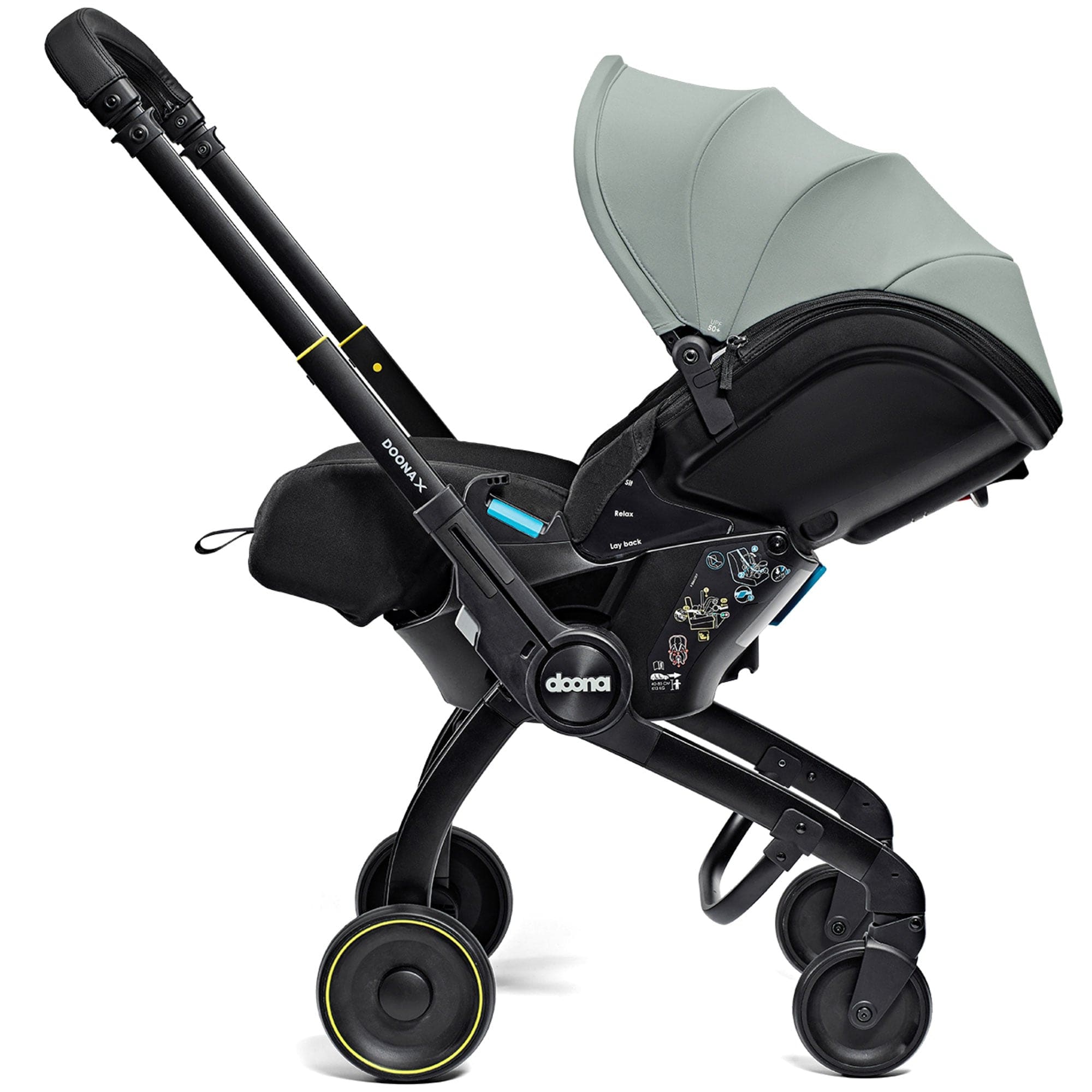 car seat stroller toddler Doona X Infant Car Seat Stroller & X Isofix Base Dusty Sage