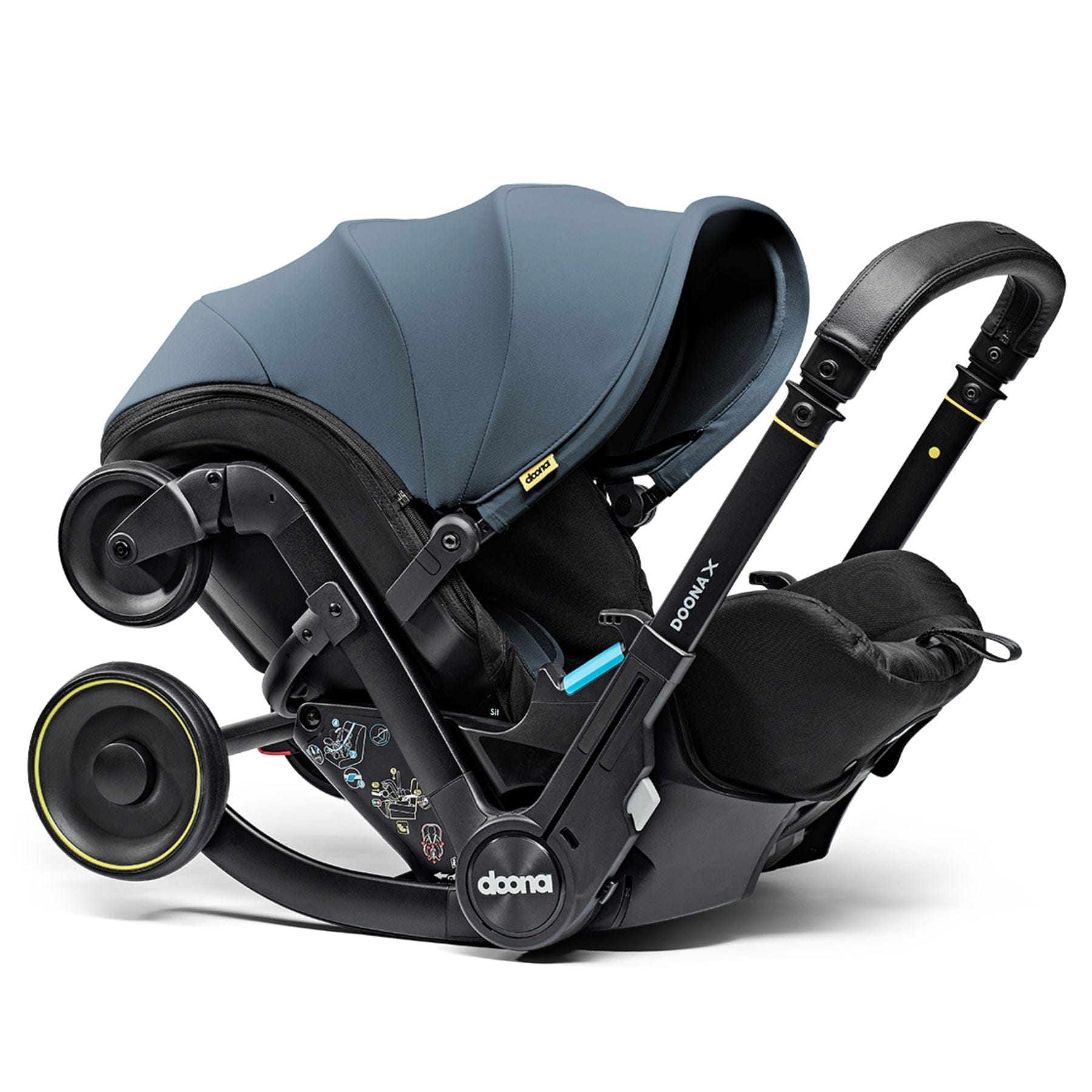 doona stroller car seat base Doona X Infant Car Seat Stroller & X Isofix Base Ocean Blue