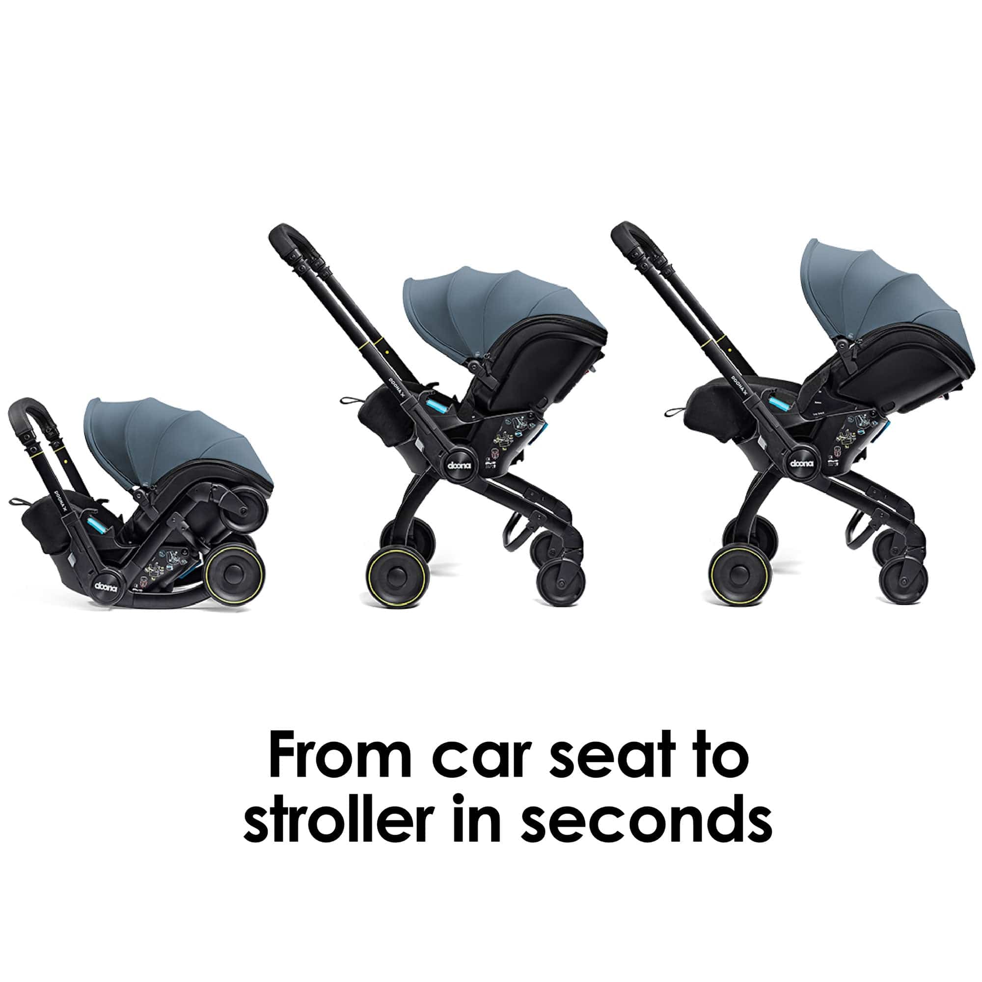 Doona X Infant Car Seat Stroller & X Isofix Base Ocean Blue Baby Car Seats 14570-OCE-BLU 4895231706922