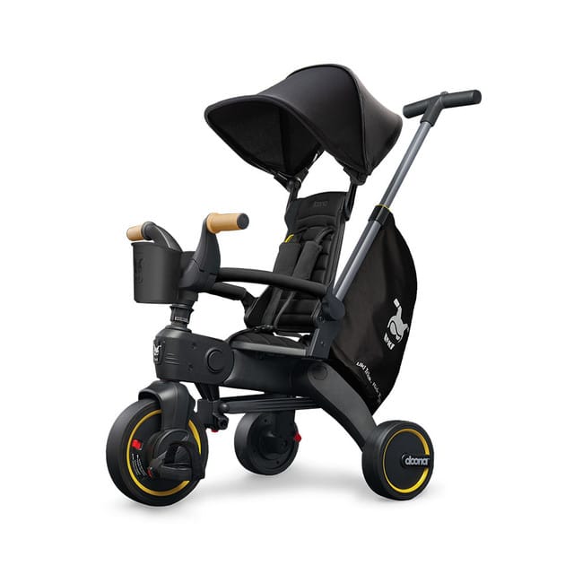 Doona Liki S5 Trike in Nitro Black Push Along Toys TRI/SPA/663559 4897055663559