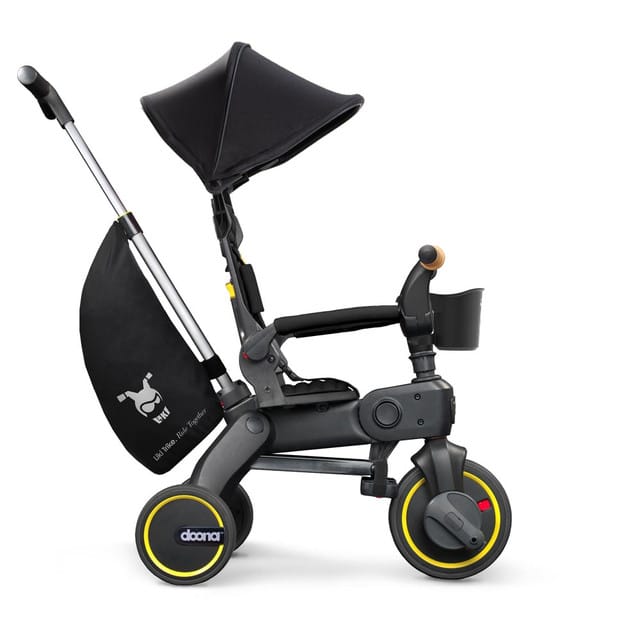 Doona Liki S5 Trike in Nitro Black Push Along Toys TRI/SPA/663559 4897055663559