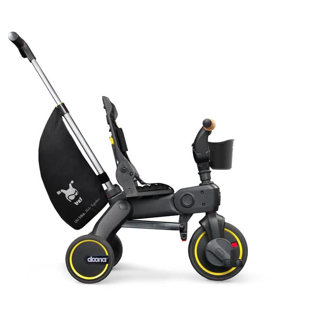 Doona Liki S5 Trike in Nitro Black Push Along Toys TRI/SPA/663559 4897055663559