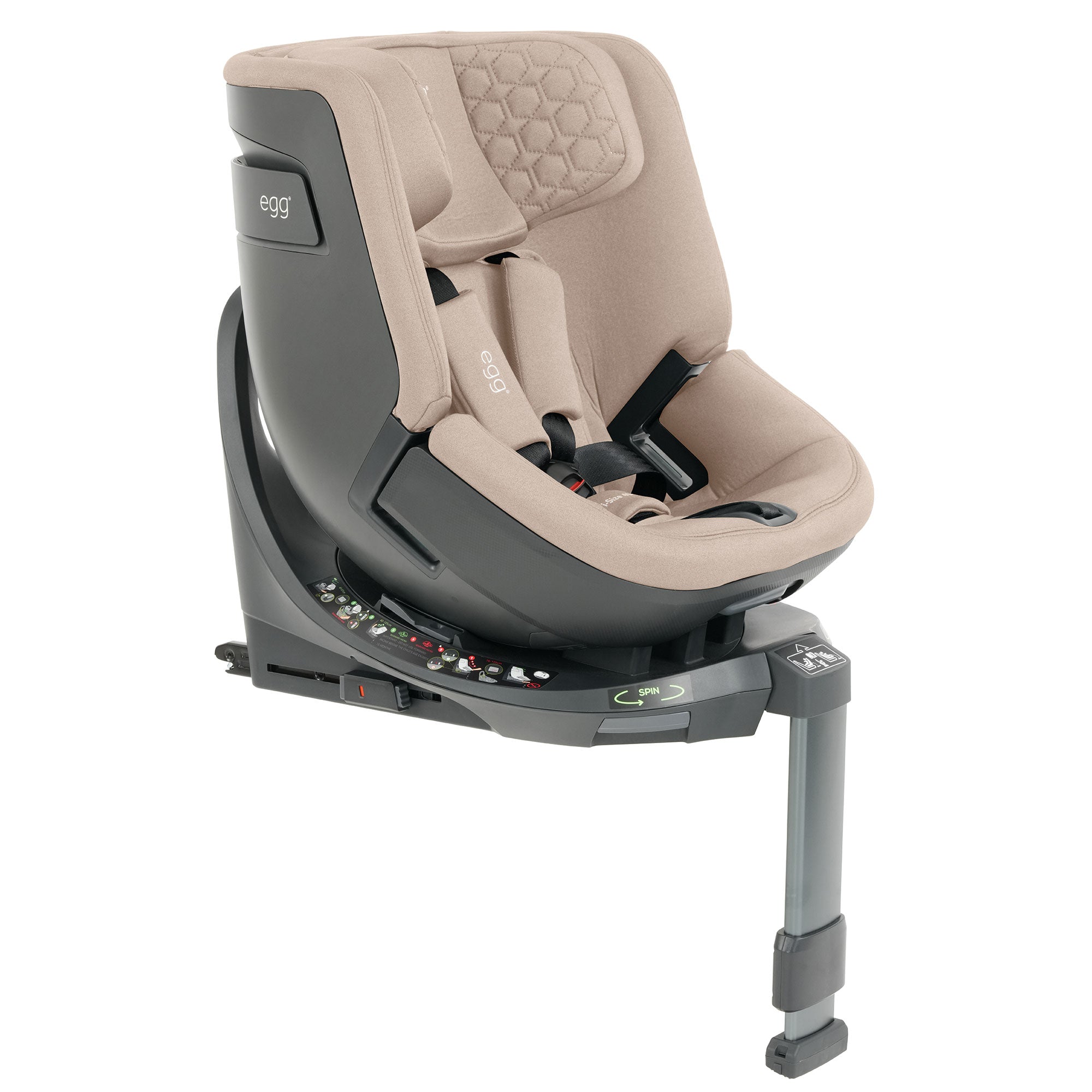 Egg Toddler 360 Car Seat in Feather