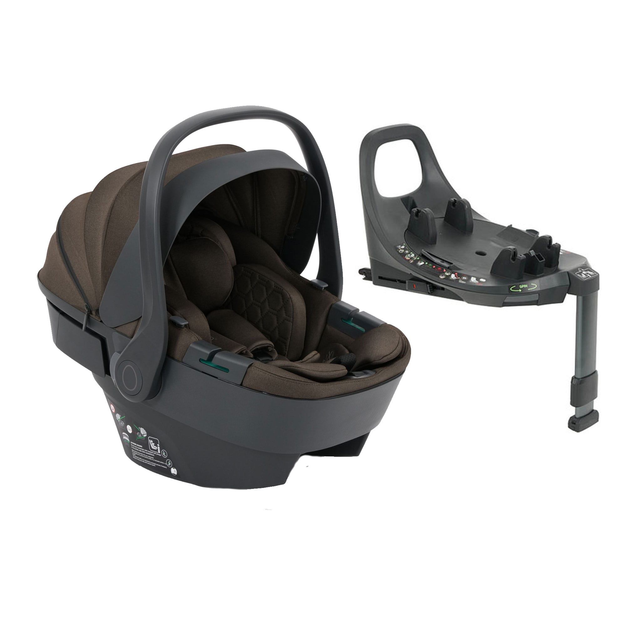 Egg Shell 360 i-Size Car Seat in Chocolate Velvet Baby Car Seats E3ICCV-1 5061058984327