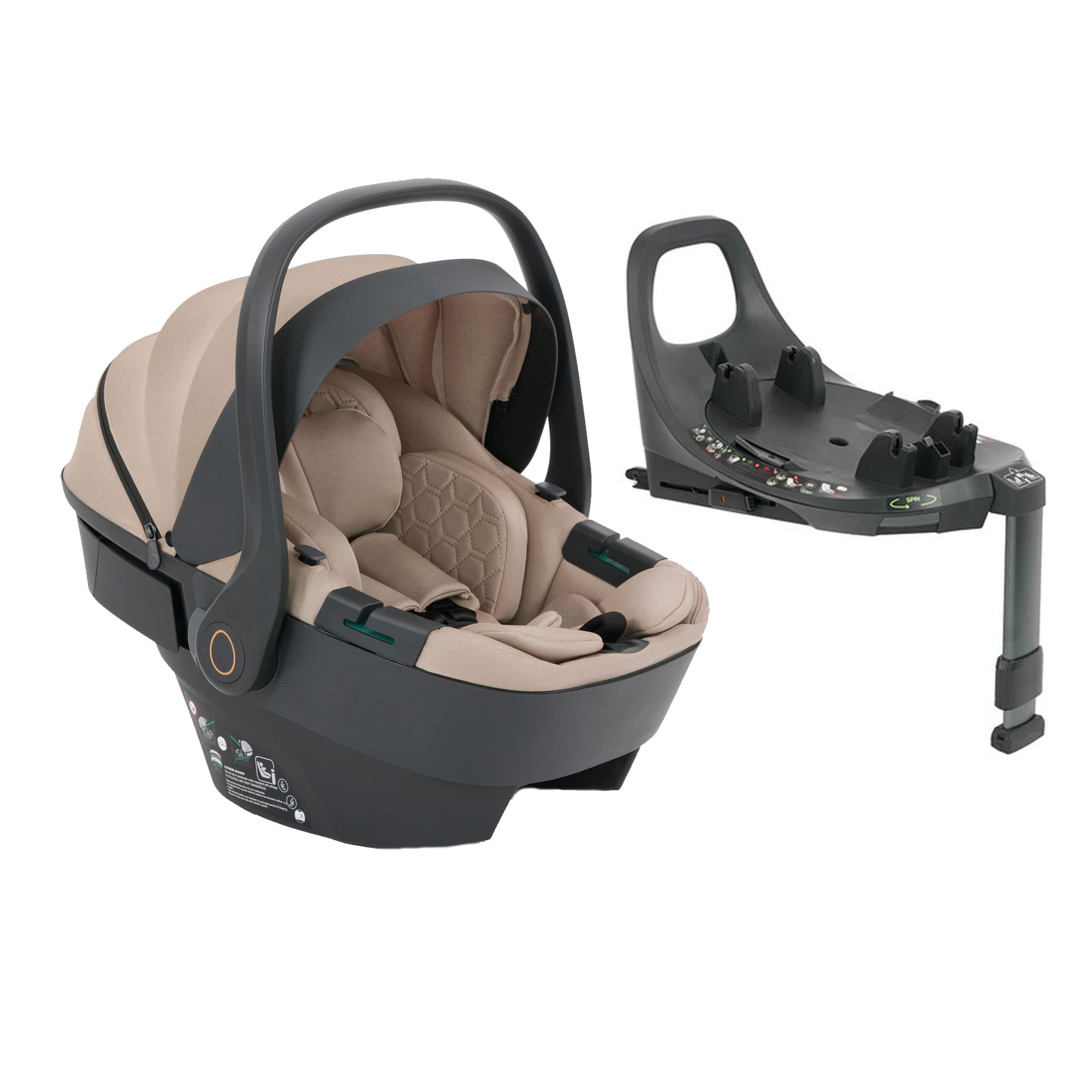 Egg Shell 360 i-Size Car Seat in Feather Baby Car Seats E3ICFE-1 5061058984334