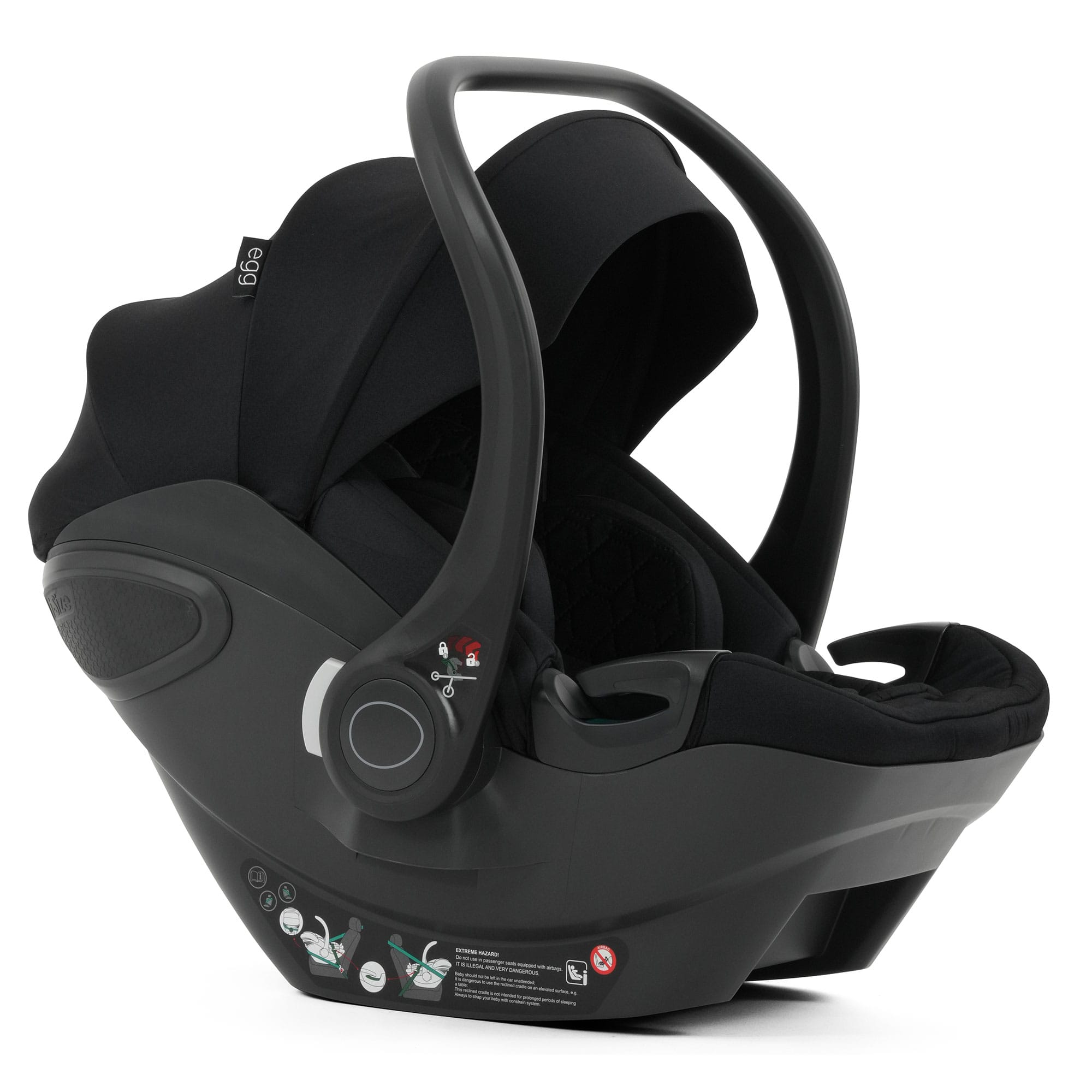 egg Shell i-Size Car Seat in Panther Baby Car Seats E3CSPA 5061058983702