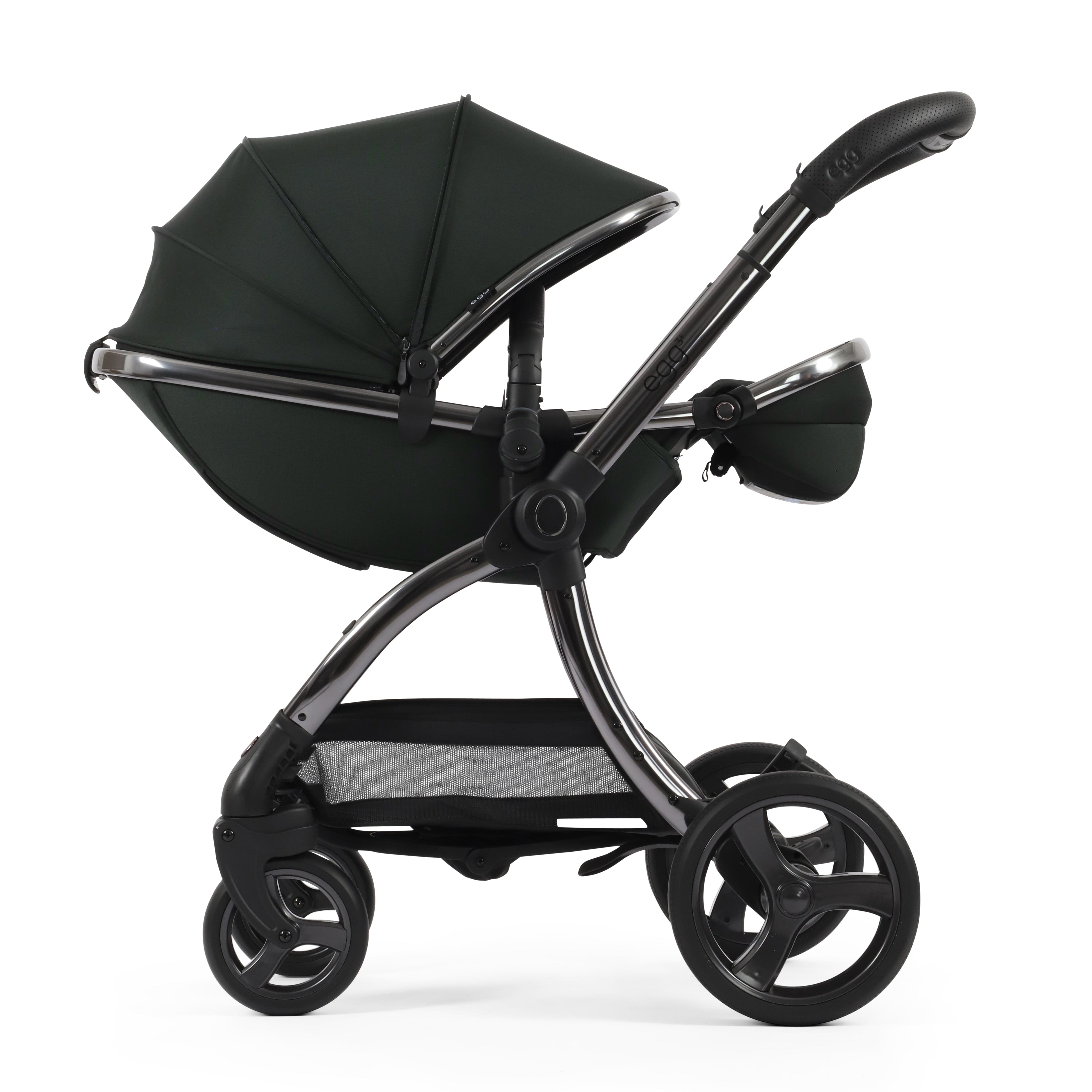 egg3 Luxury Travel System Bundle Black Olive Baby Prams