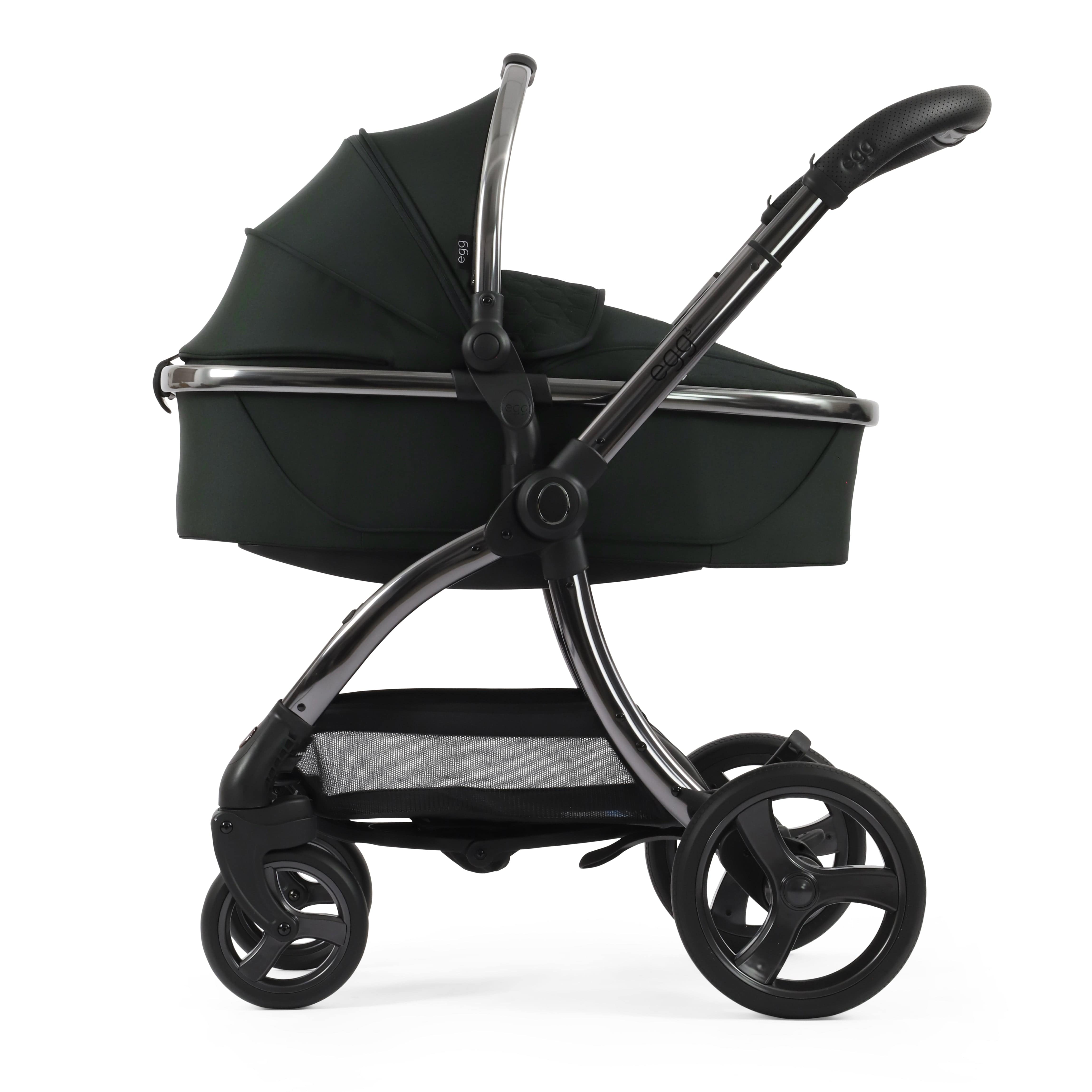 egg3 Luxury Travel System Bundle Black Olive Baby Prams