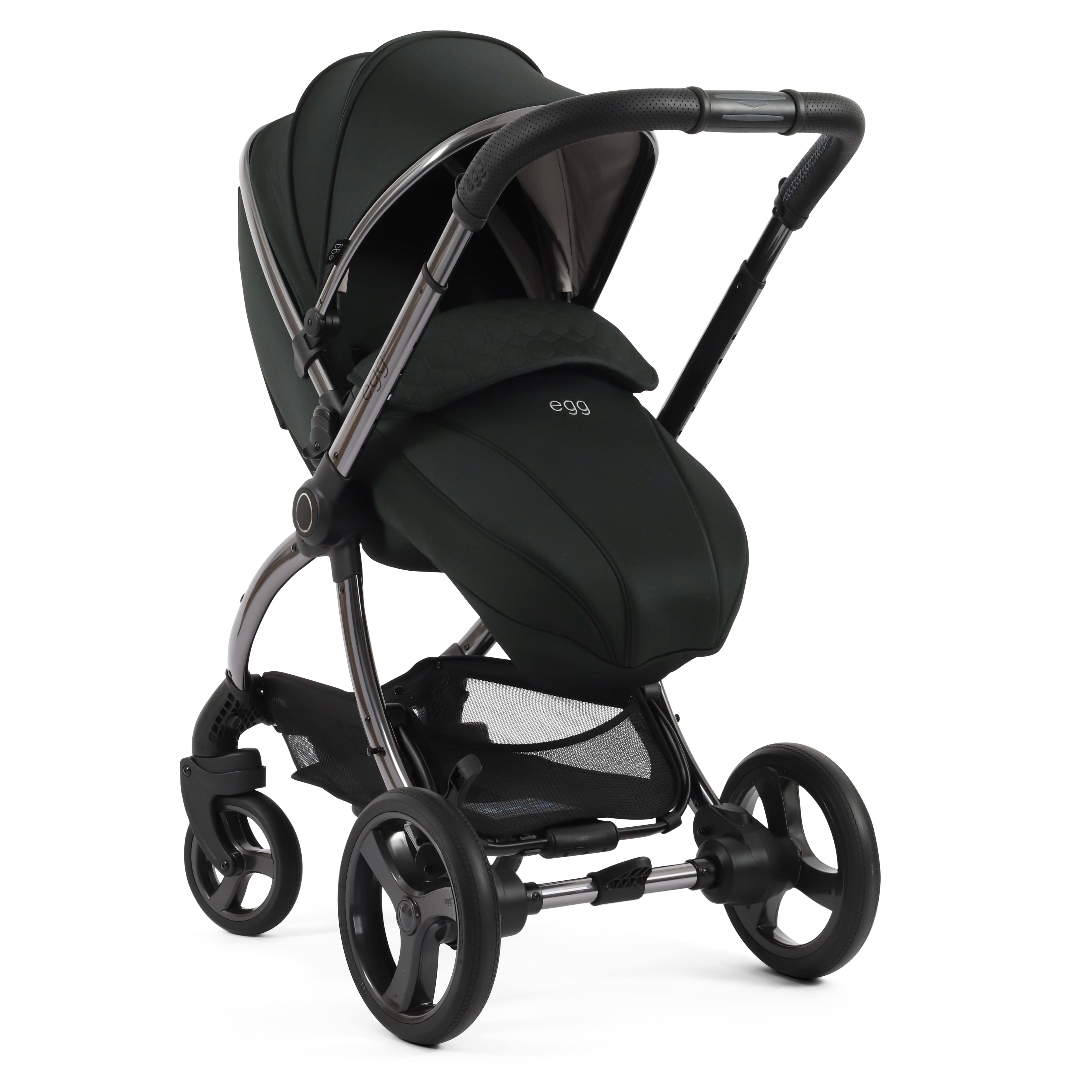 egg3 Luxury Travel System Bundle Black Olive Baby Prams