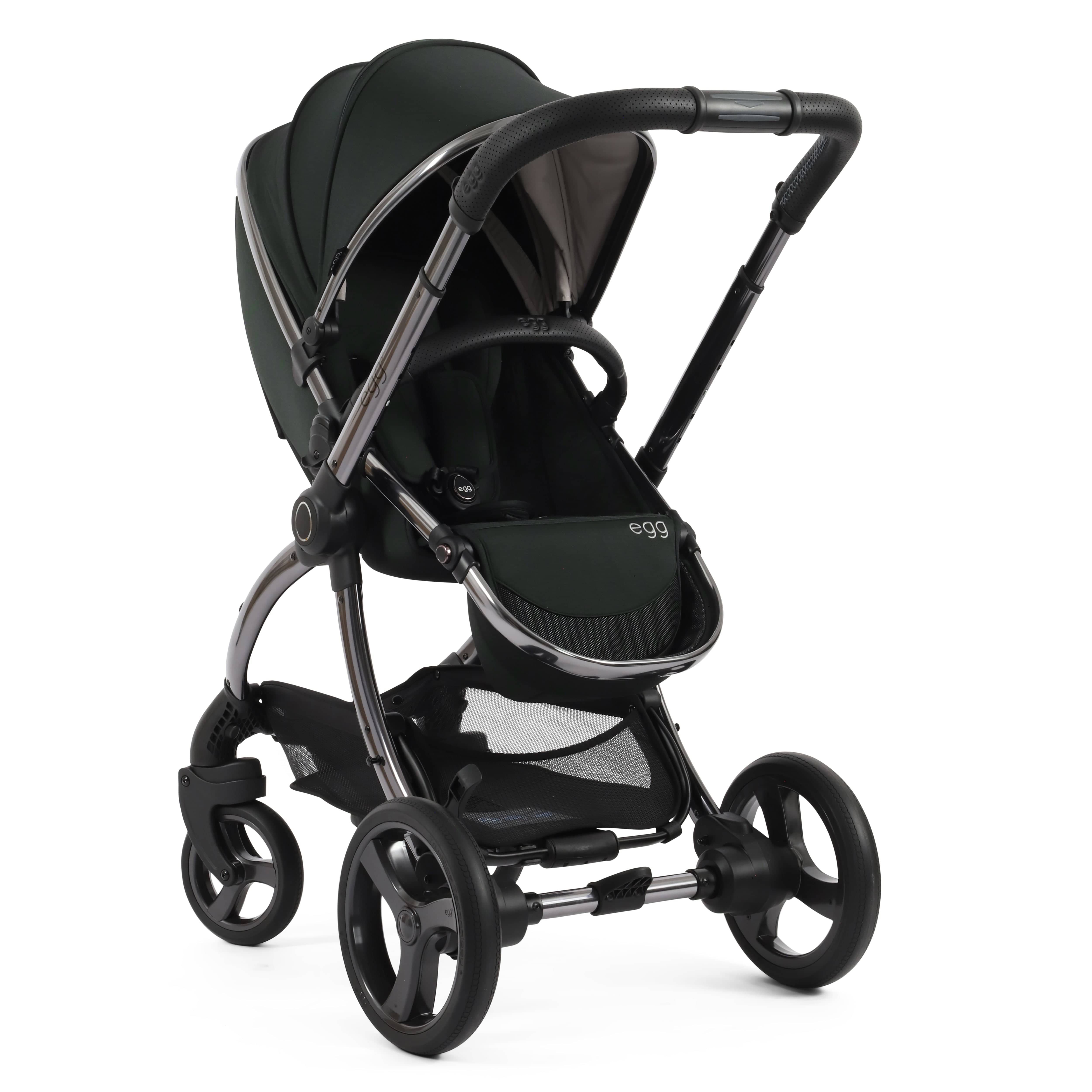 egg3 Luxury Travel System Bundle Black Olive Baby Prams