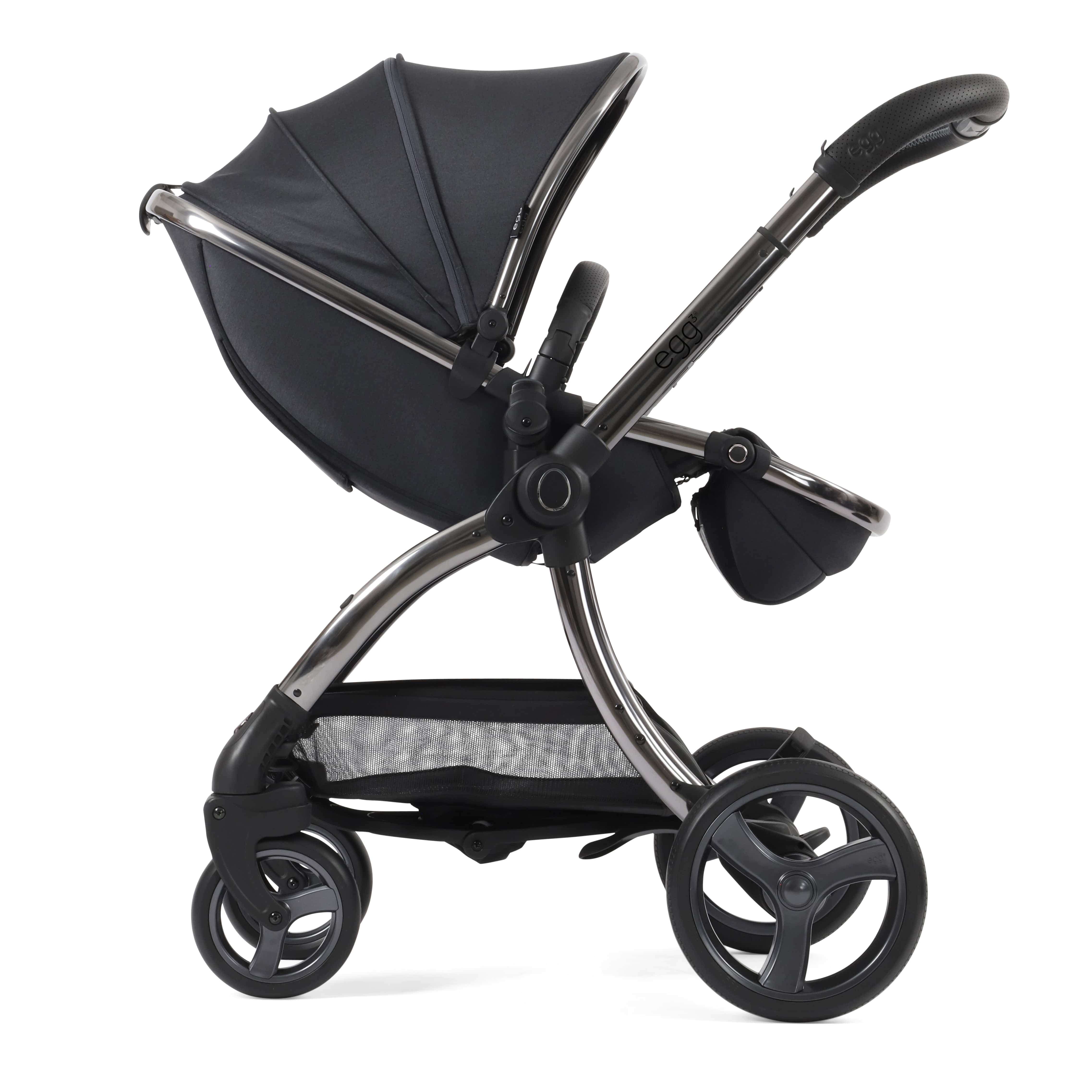 egg3 Luxury Travel System Bundle Carbonite Baby Prams