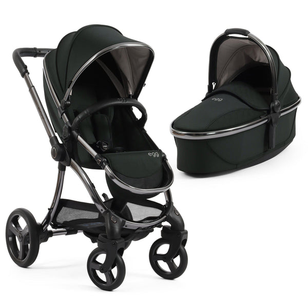 egg3 Pram Bundle Black Olive