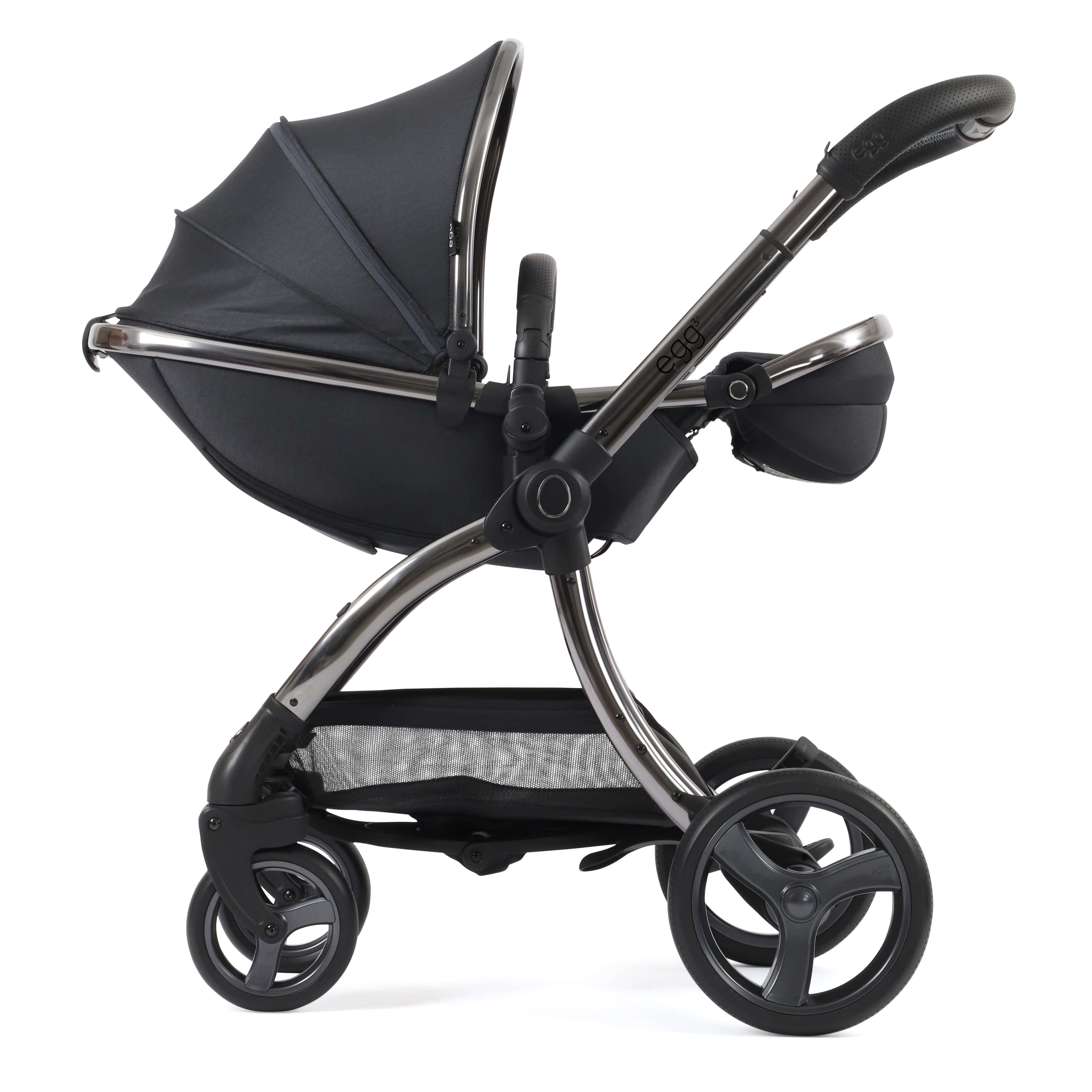 egg3 Pram Bundle Carbonite Baby Prams 14691-CRB 5060711567839