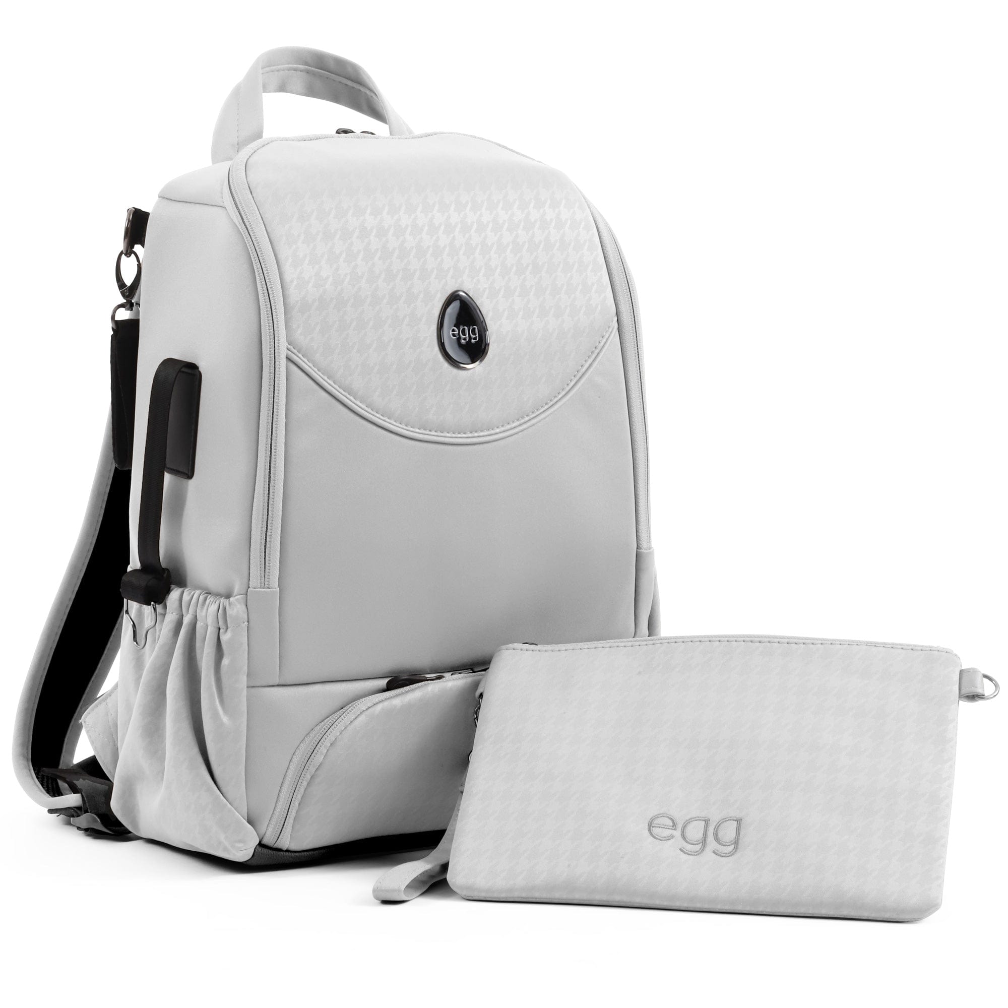 egg3 Snuggle Package in Houndstooth Silver Baby Prams 18146-SNUG-HTS 5061058980695