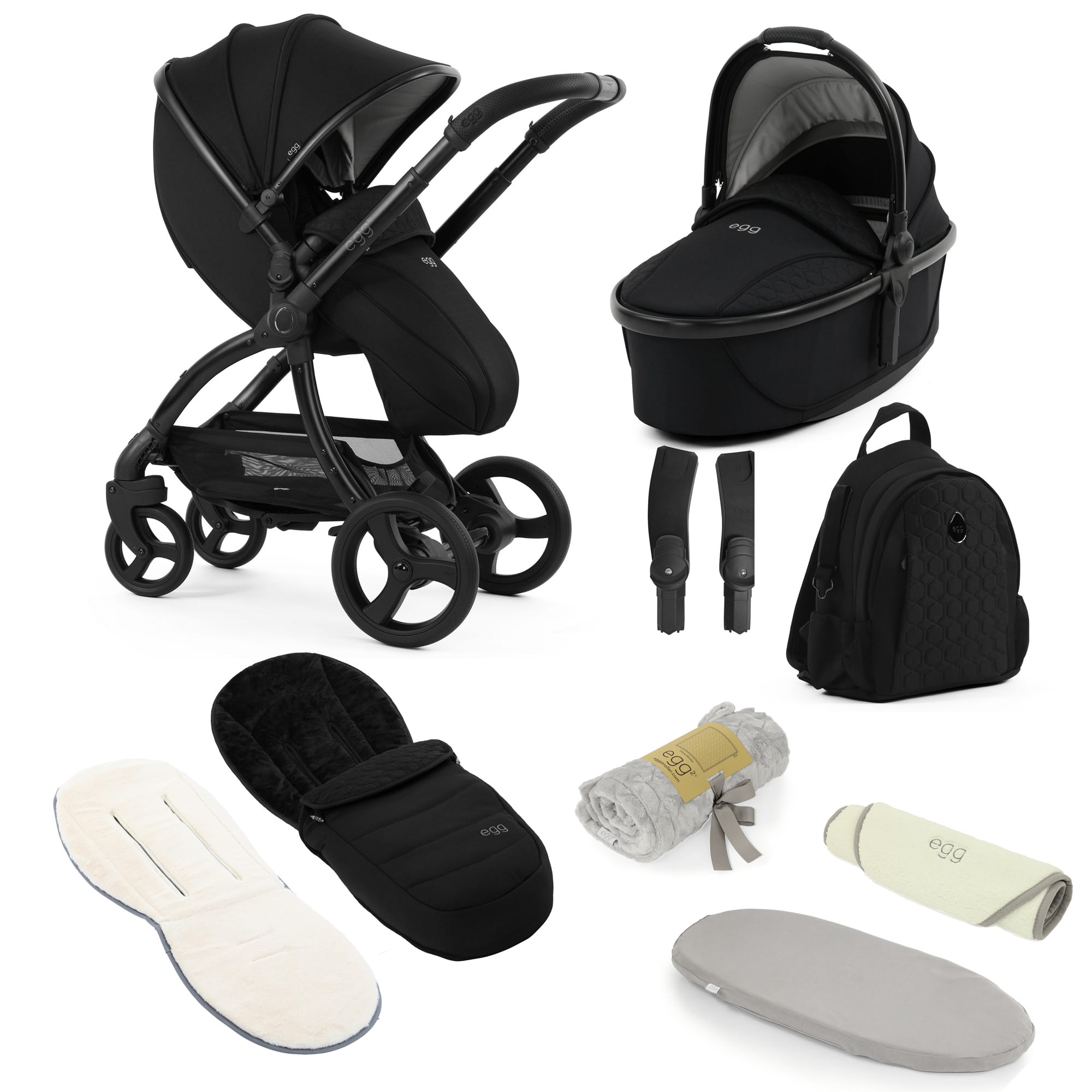 egg3 Snuggle Package in Panther Baby Prams 21003-SNUG-PAN 5061058983672