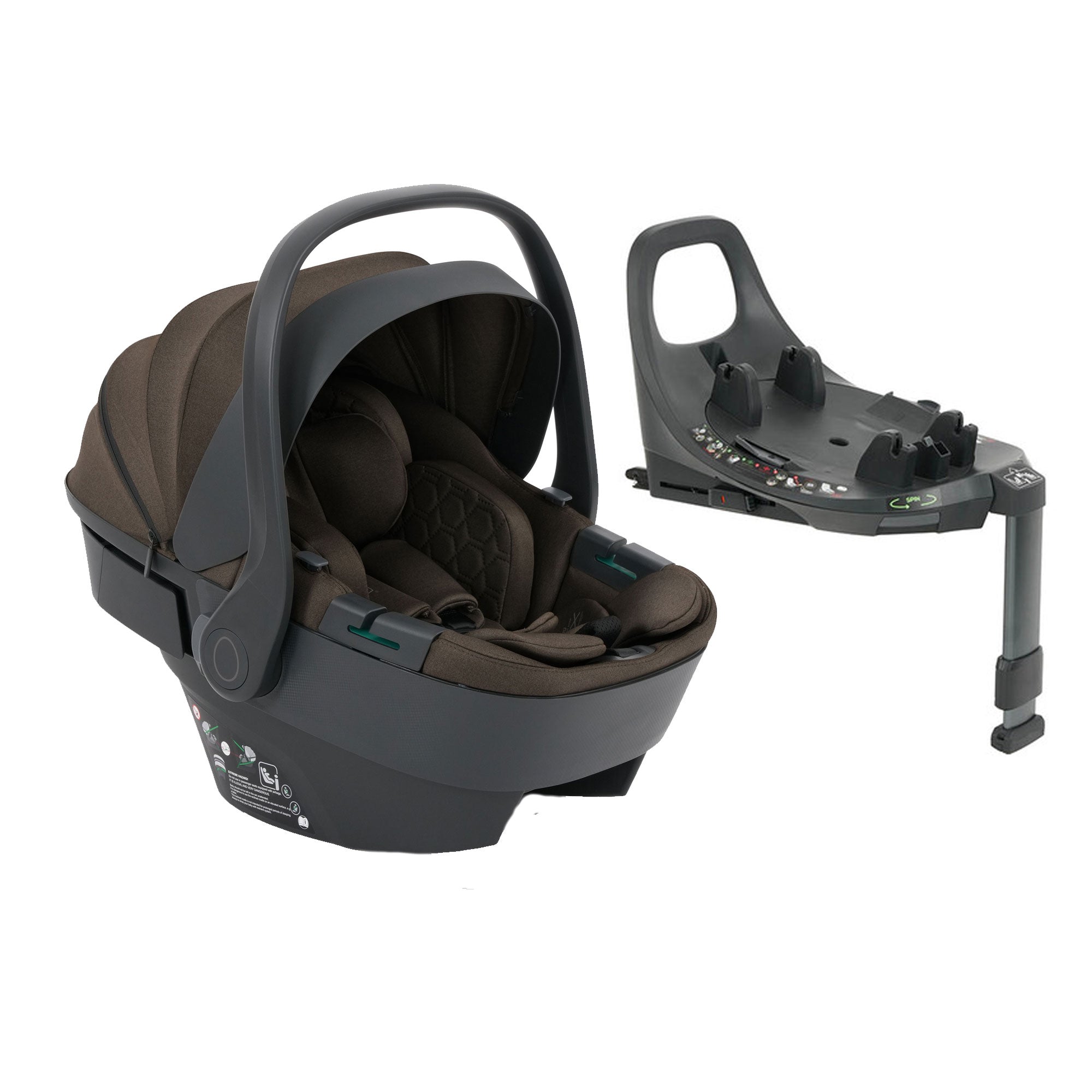 Egg Shell 360 i-Size Car Seat in Chocolate Velvet
