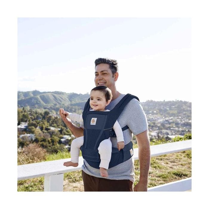 Ergobaby Alta 2-in-1 Hip Seat & Carrier in Midnight Blue Baby Carriers BCHIPSFMMIDBLU 1220000205437