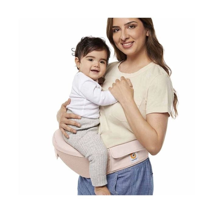 Ergobaby Alta 2-in-1 Hip Seat & Carrier in Pink Quartz Baby Carriers BCHIPSFMPNKQTZ 1220000205444