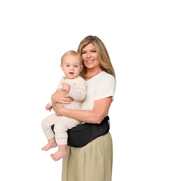 Ergobaby Lift Hip Seat in Onyx Black Baby Carriers BCHIPONYXBX 0810188271334