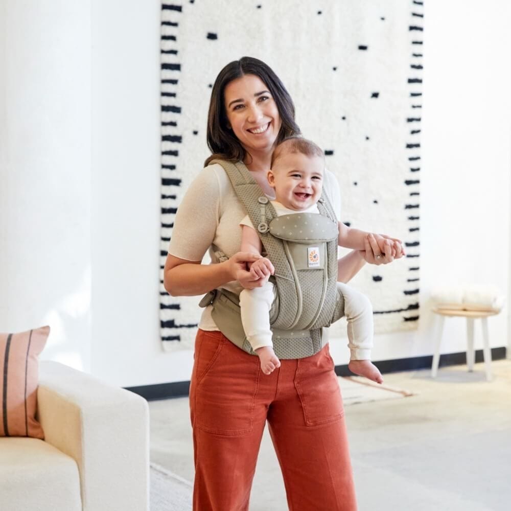 Ergobaby Omni Breeze in Soft Olive Diamond Baby Carriers BCZ360PSTOLVDIA 1220000207561