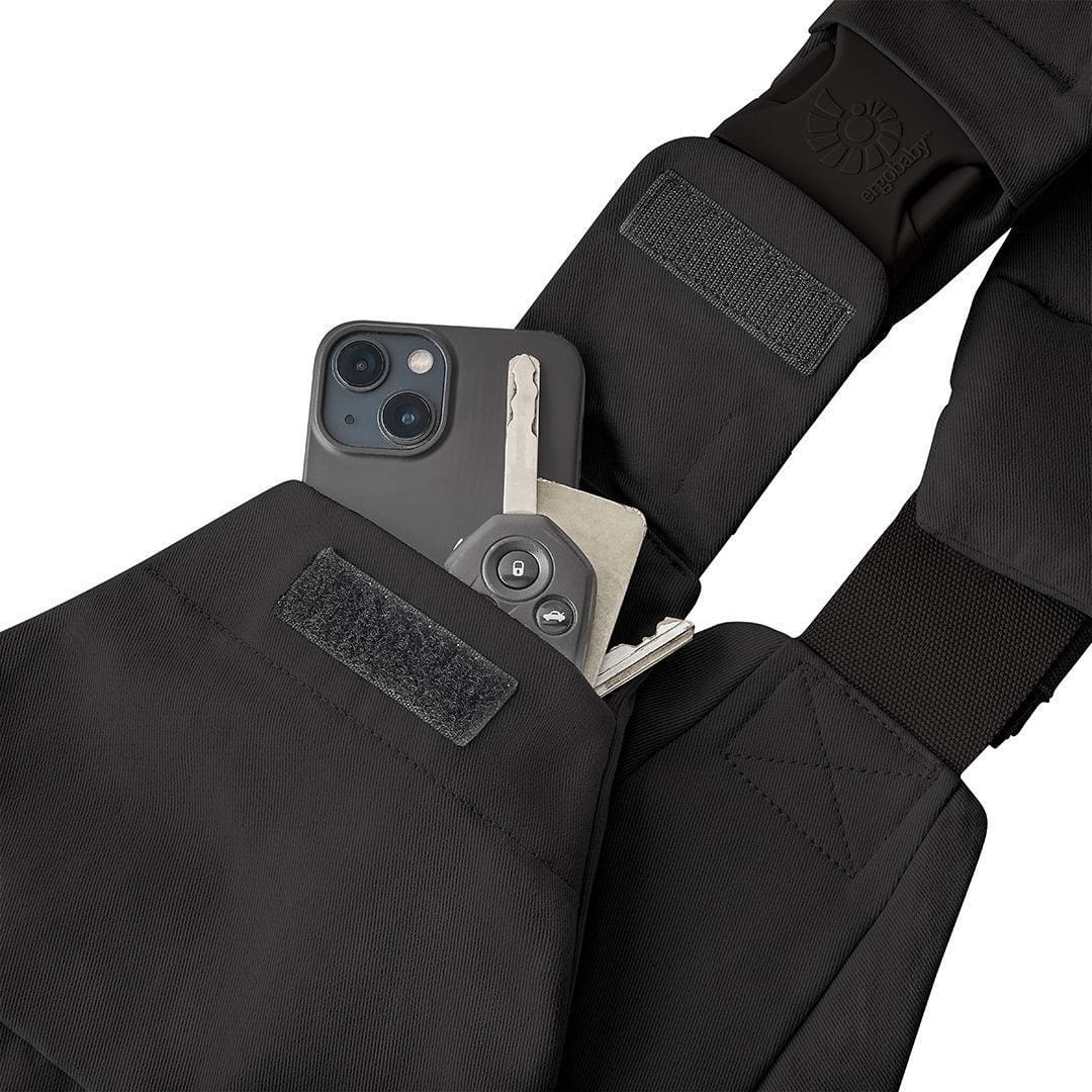Ergobaby Upsie Sling Carrier in Onyx Black Baby Carriers BCUPSLIONYX 1220000760042
