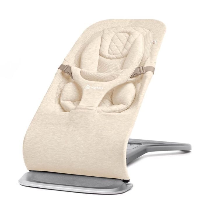 ErgoBaby Evolve Bouncer in Light Grey Rocking Bouncing Cradles