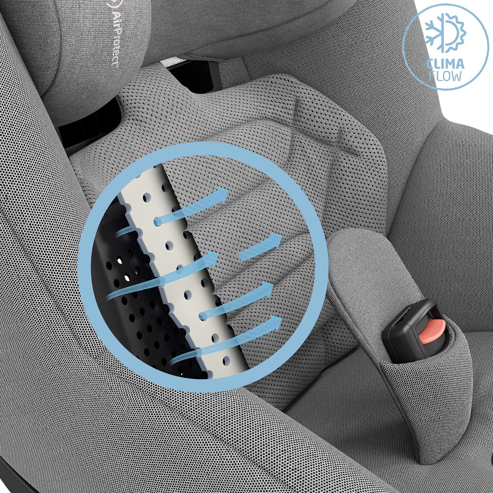 Maxi-Cosi Pearl 360 Pro in Authentic Grey 2