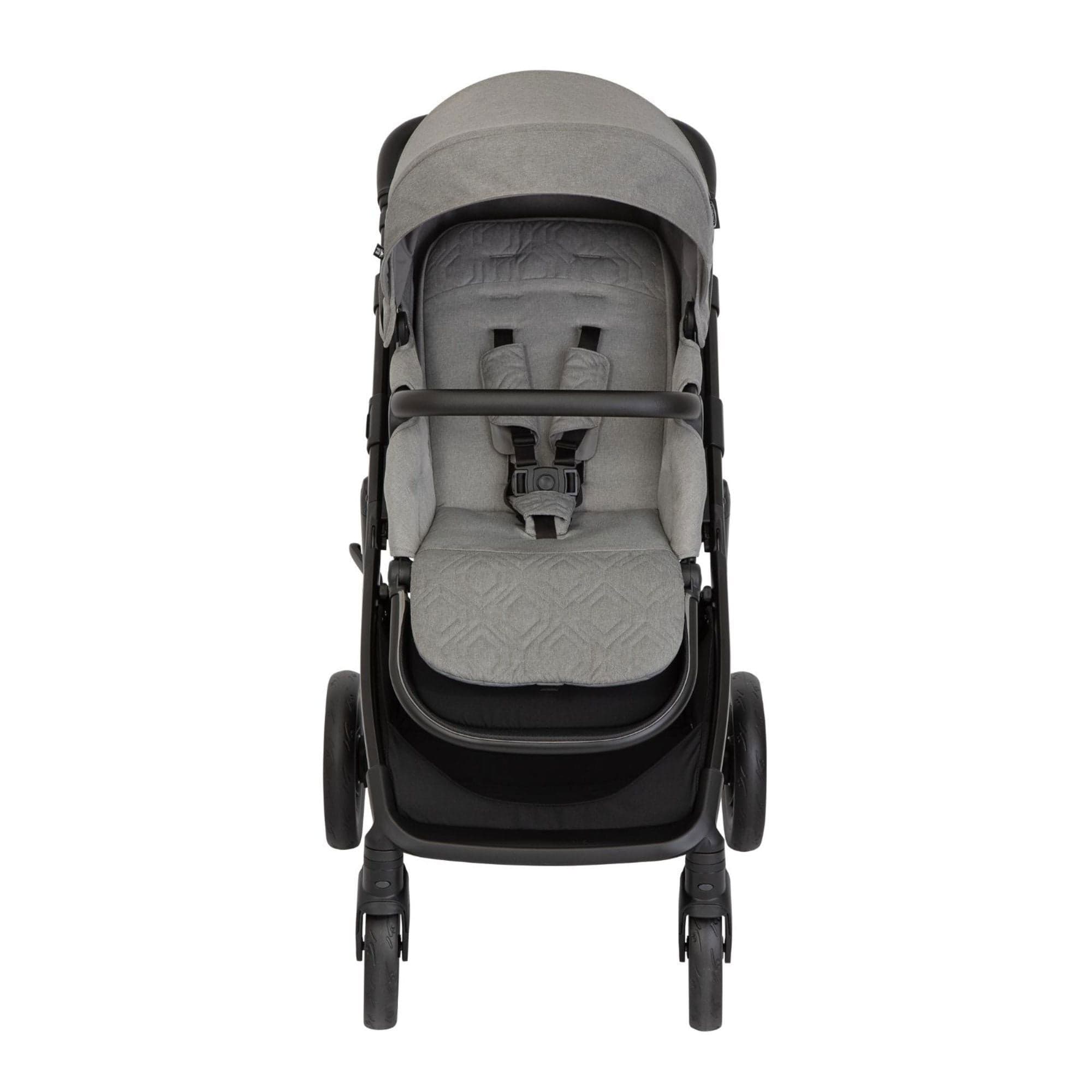 Graco Near2Me DLX Trio (Pushchair, Carrycot, Snuglite & Snugturn) in Ash/Black Travel Systems