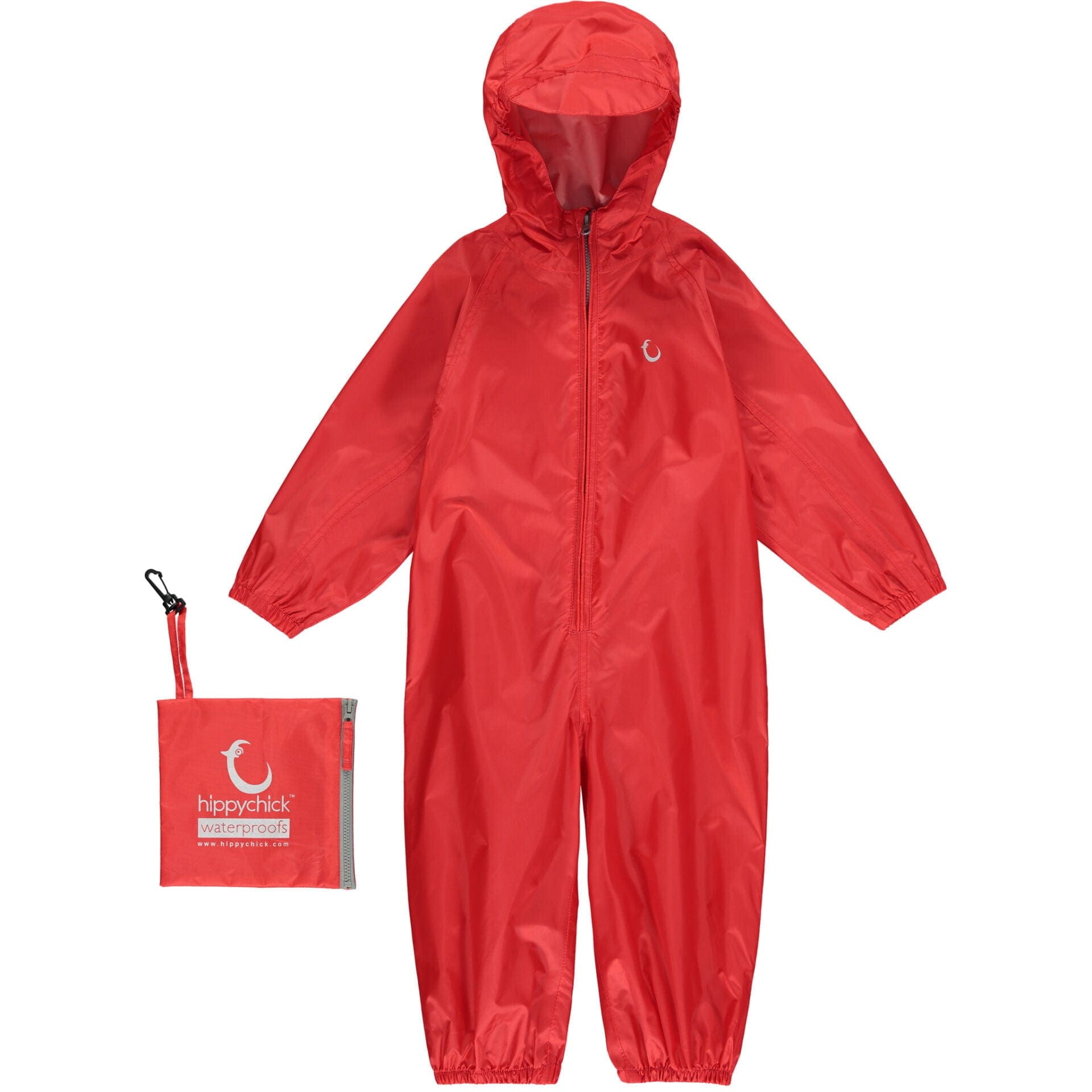 Hippychick Packasuit 12-18 Months Red Playsuits HWPPRD12-18