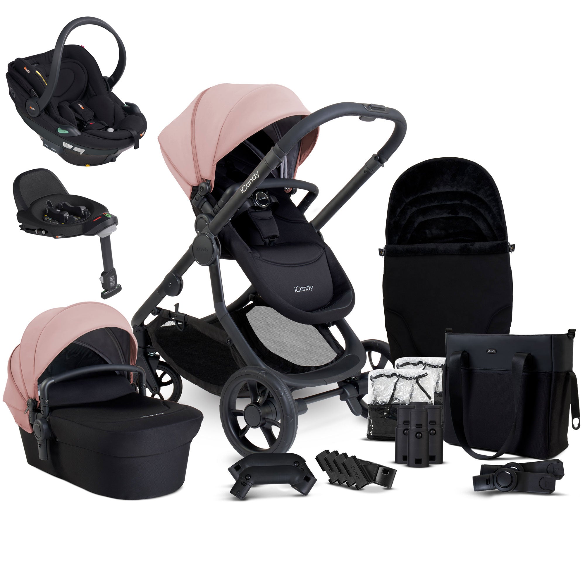 iCandy Orange 4 BeSafe Travel System in Rose