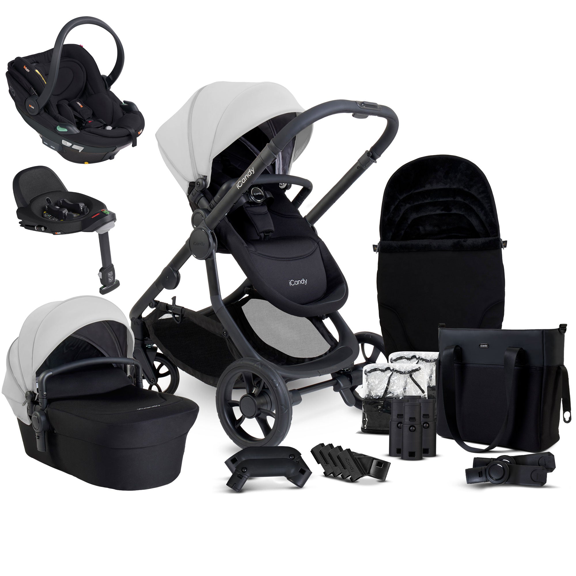 iCandy Orange 4 BeSafe Travel System in Glacier