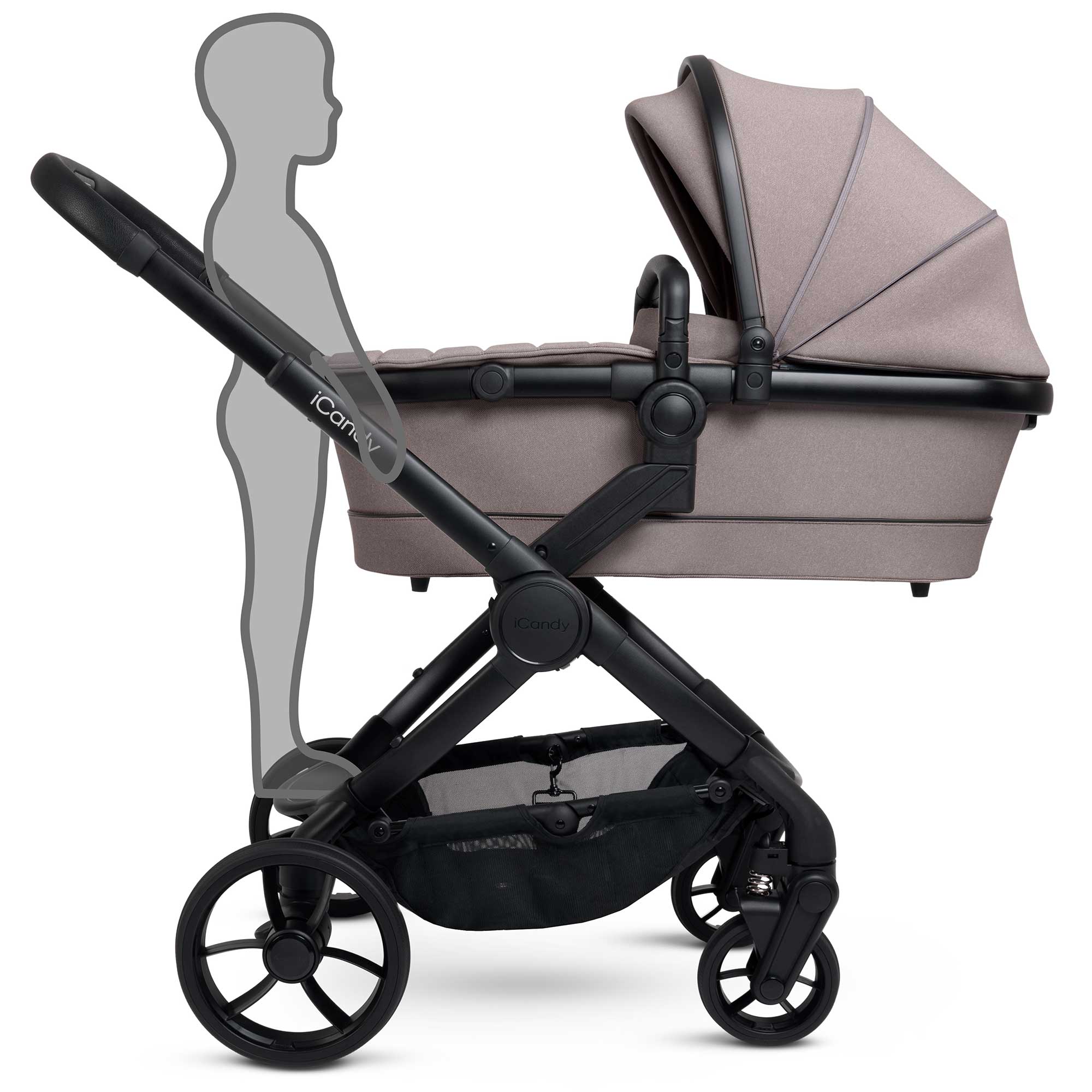 iCandy Peach 7 Complete Bundle with COCOON Car Seat in Porcini